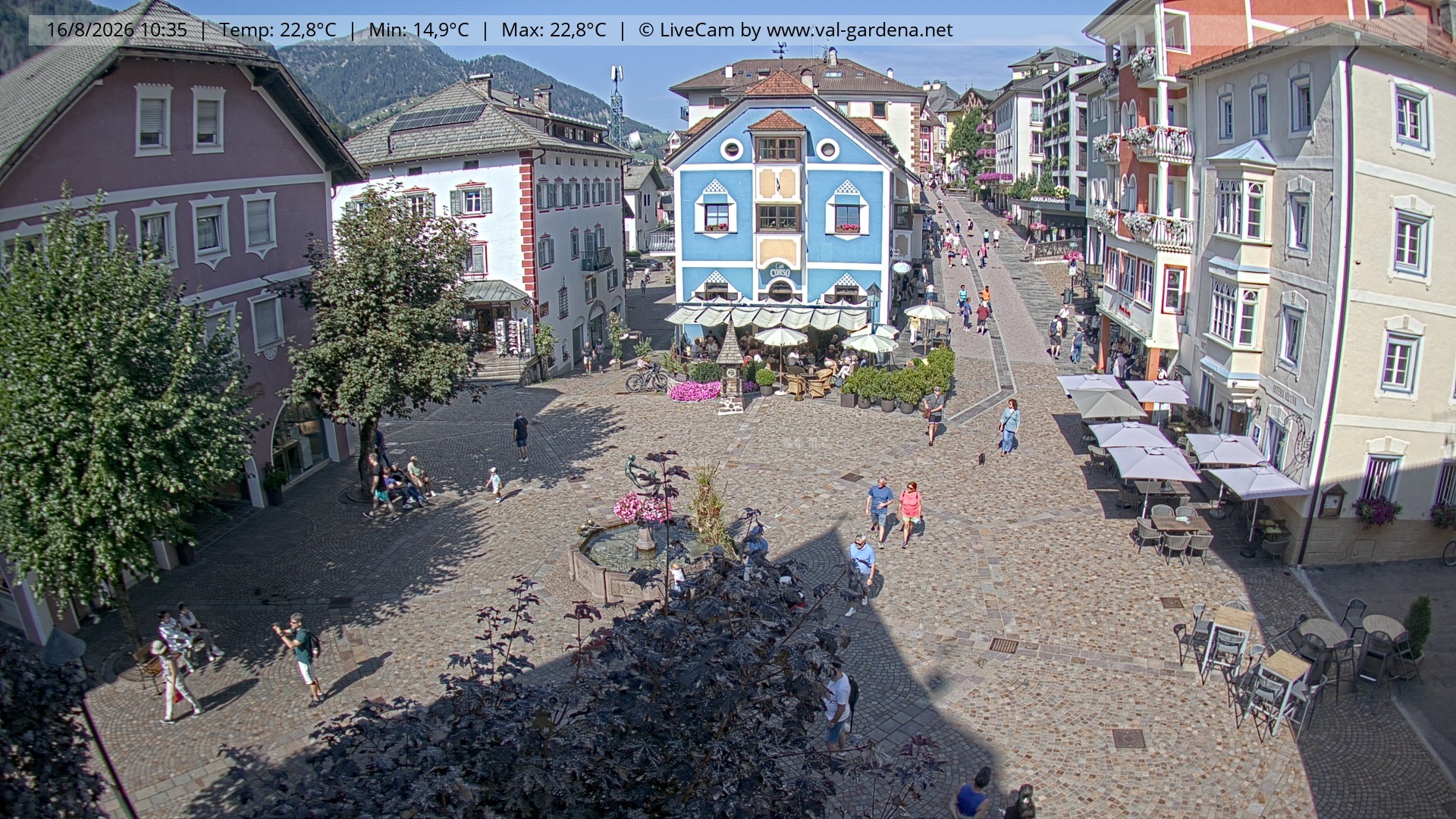 Archiv Foto Webcam St. Ulrich: Dorfzentrum