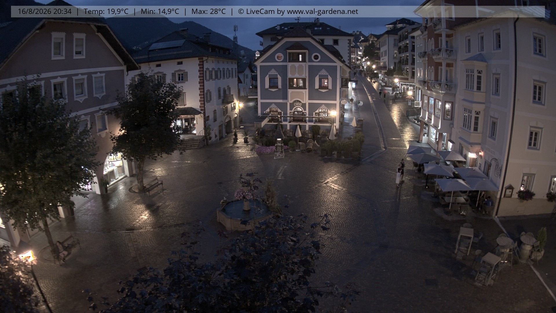 Archiv Foto Webcam St. Ulrich: Dorfzentrum