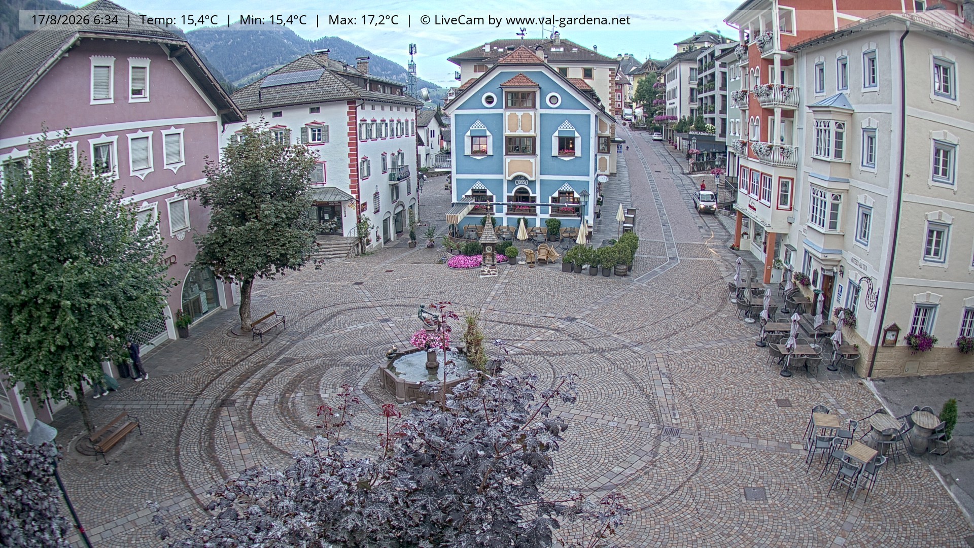 Archiv Foto Webcam St. Ulrich: Dorfzentrum