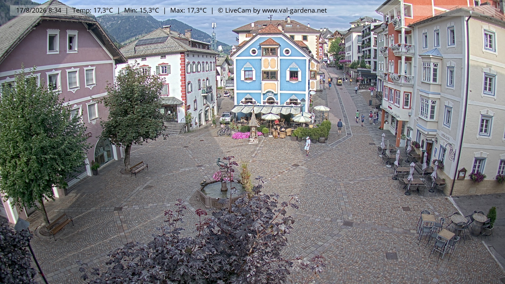 Archiv Foto Webcam St. Ulrich: Dorfzentrum