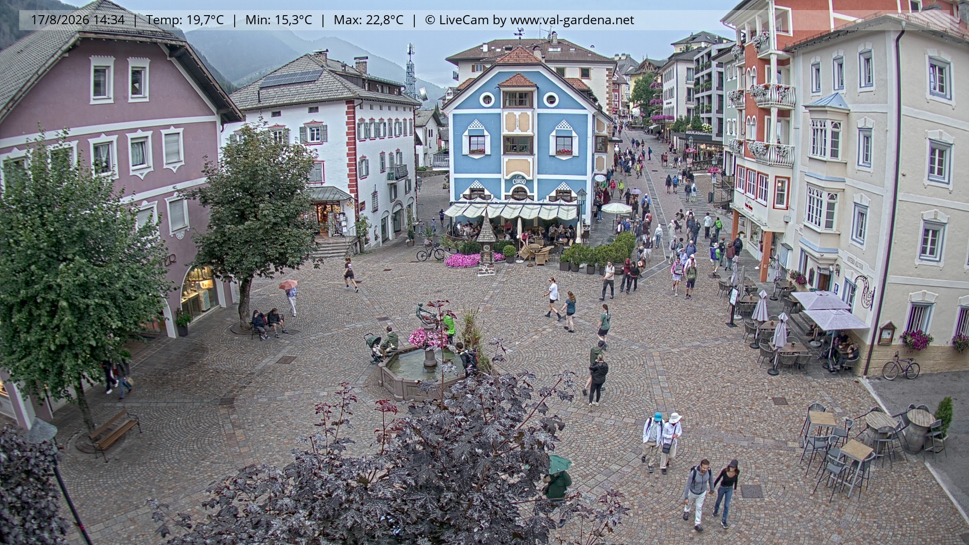 Archiv Foto Webcam St. Ulrich: Dorfzentrum