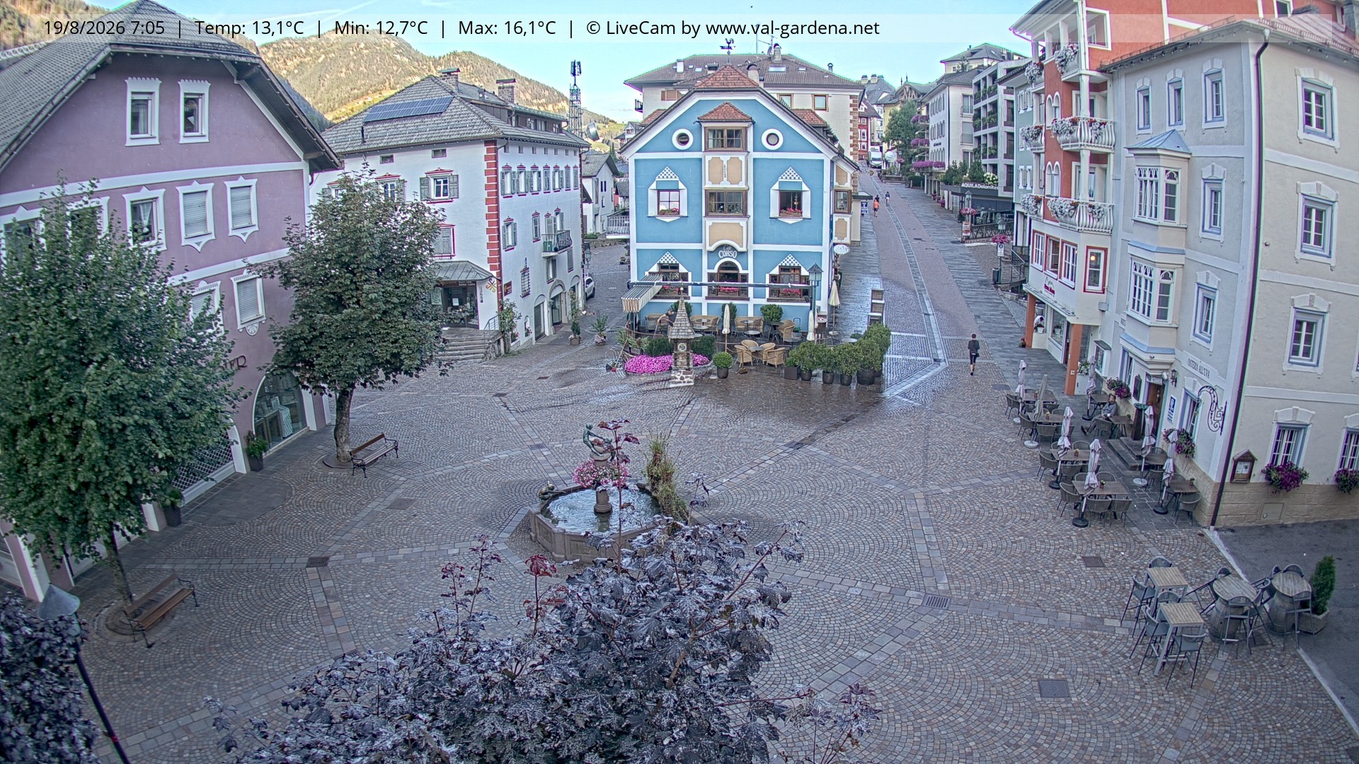 Archiv Foto Webcam St. Ulrich: Dorfzentrum