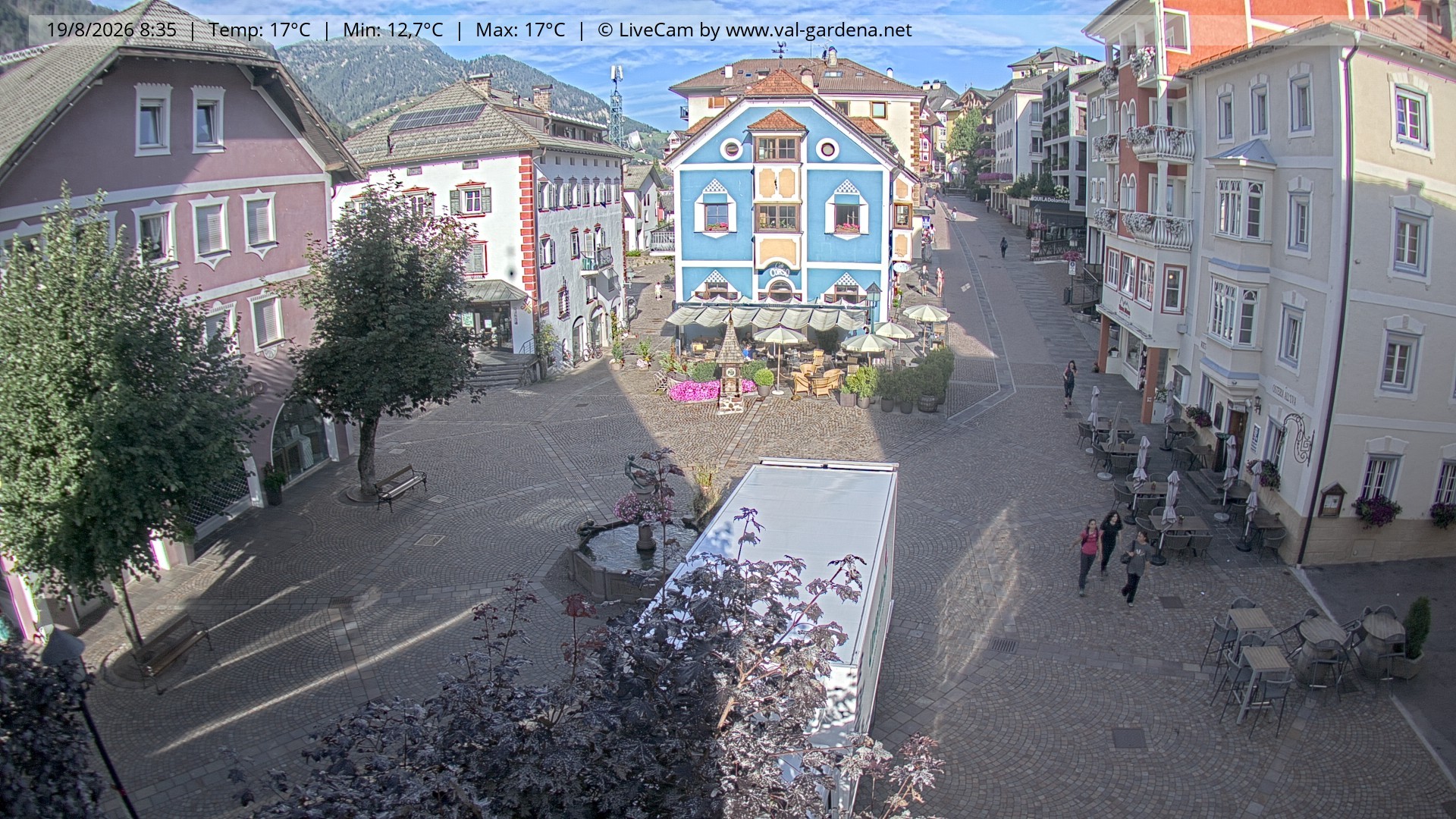 Archiv Foto Webcam St. Ulrich: Dorfzentrum