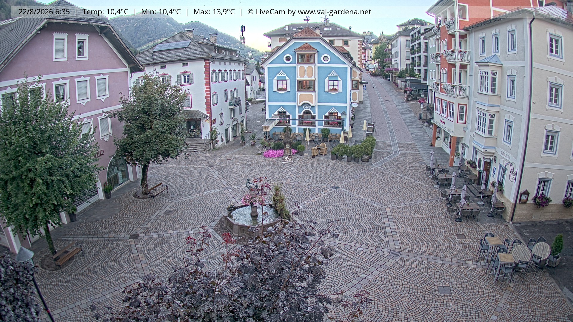 Archiv Foto Webcam St. Ulrich: Dorfzentrum