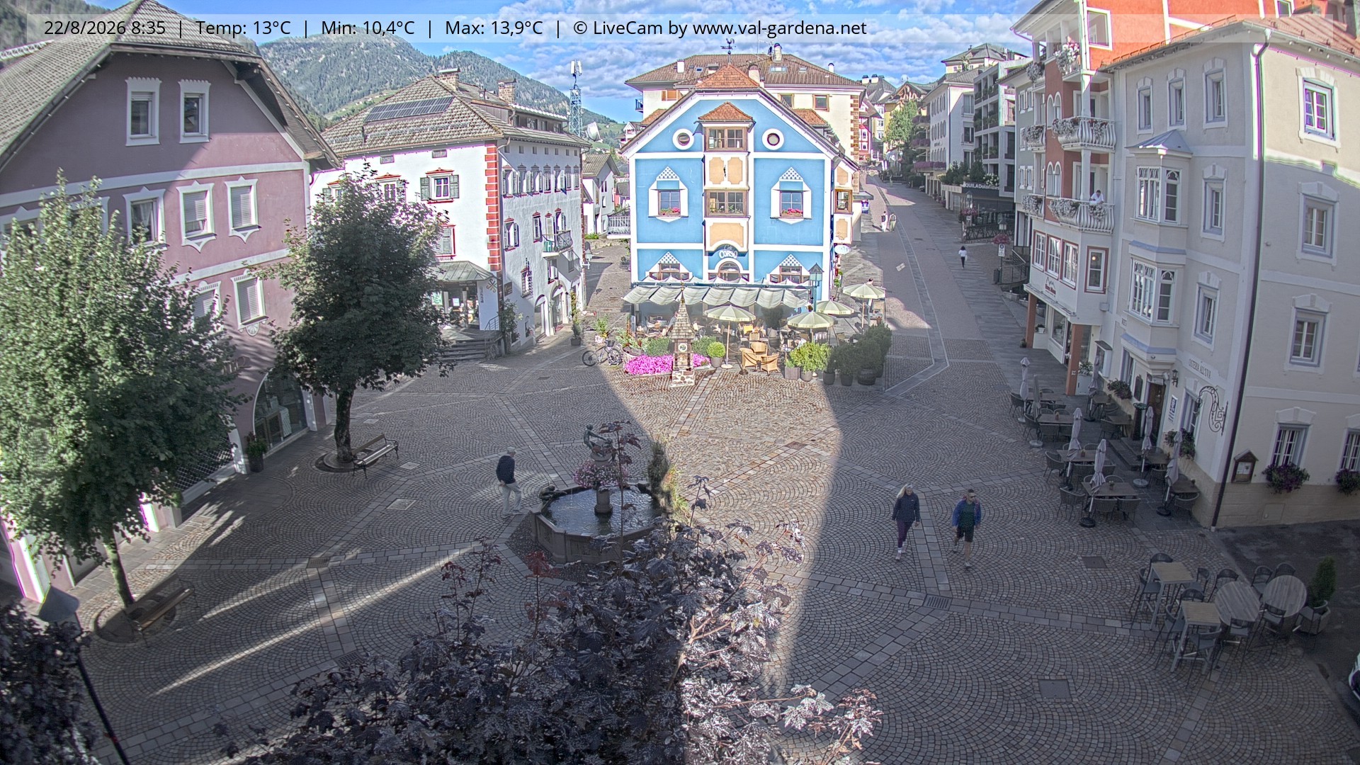 Archiv Foto Webcam St. Ulrich: Dorfzentrum