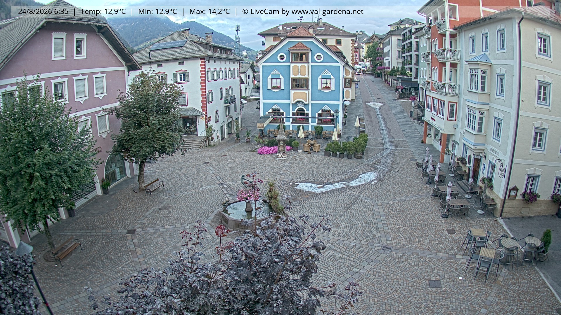Archiv Foto Webcam St. Ulrich: Dorfzentrum