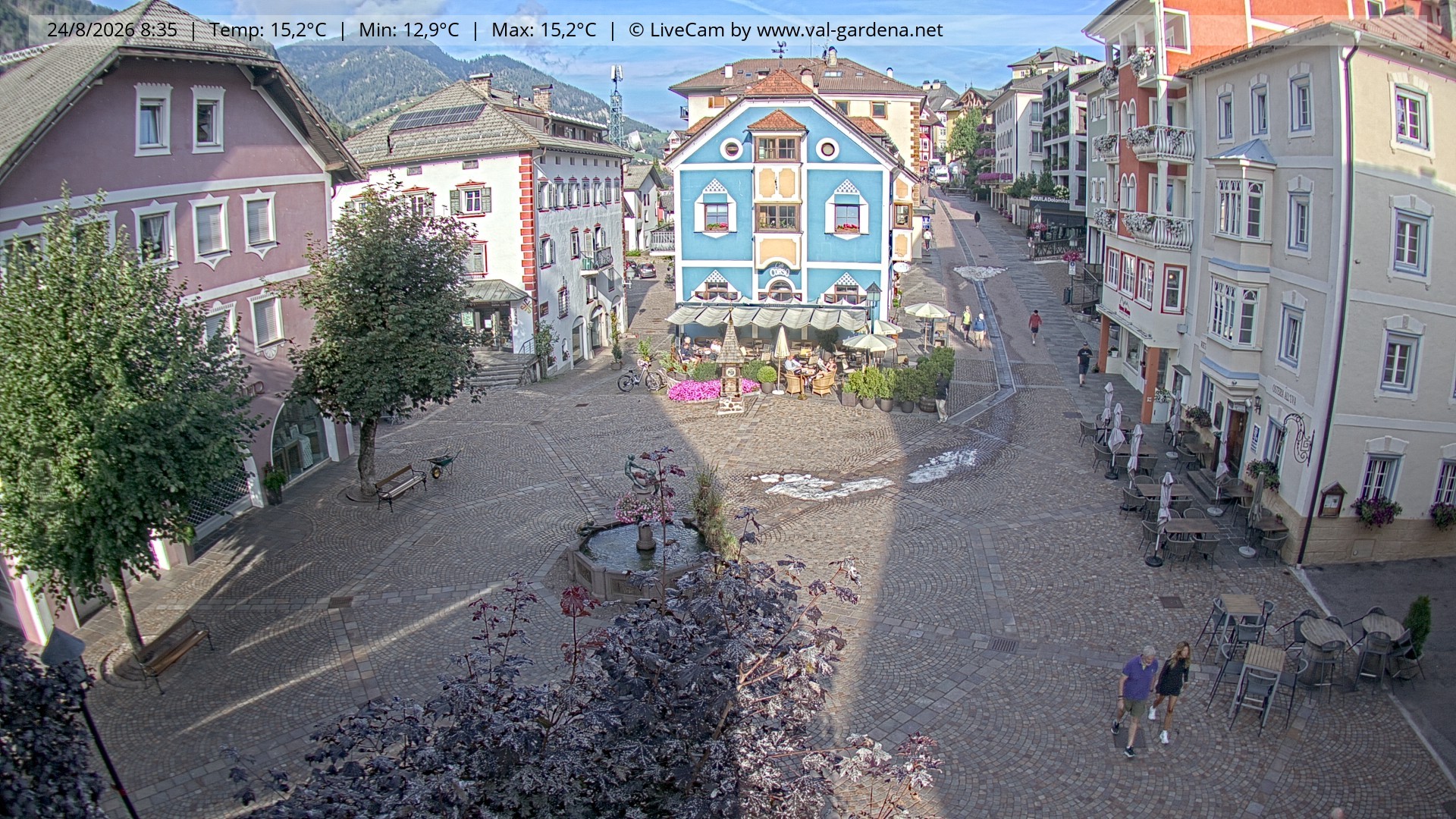Archiv Foto Webcam St. Ulrich: Dorfzentrum