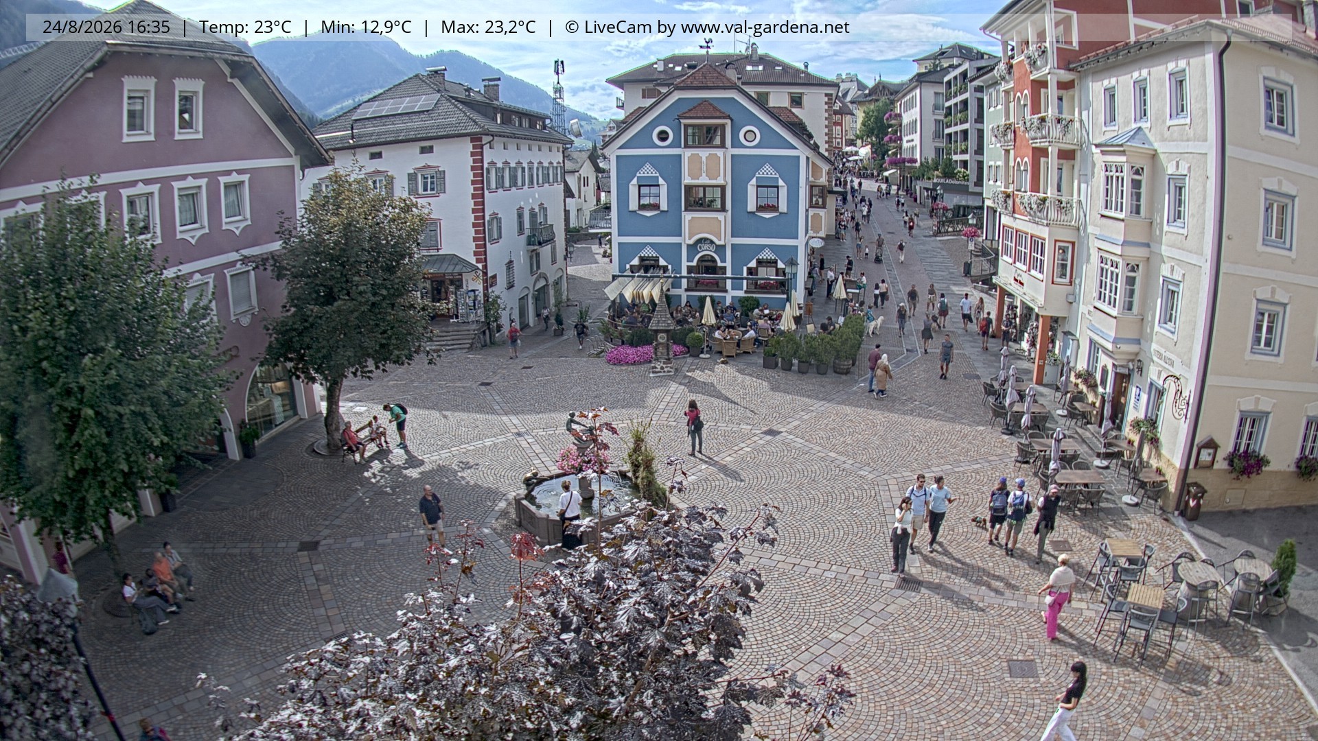 Archiv Foto Webcam St. Ulrich: Dorfzentrum
