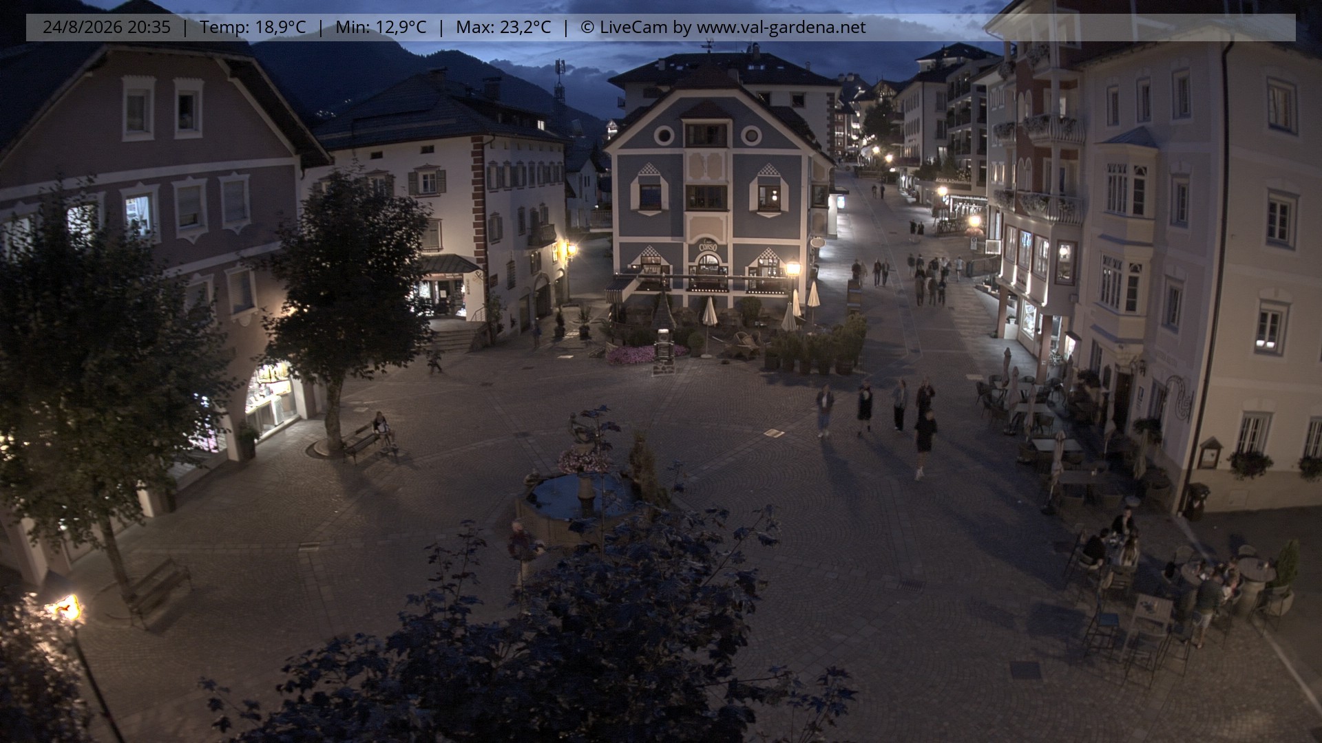 Archiv Foto Webcam St. Ulrich: Dorfzentrum