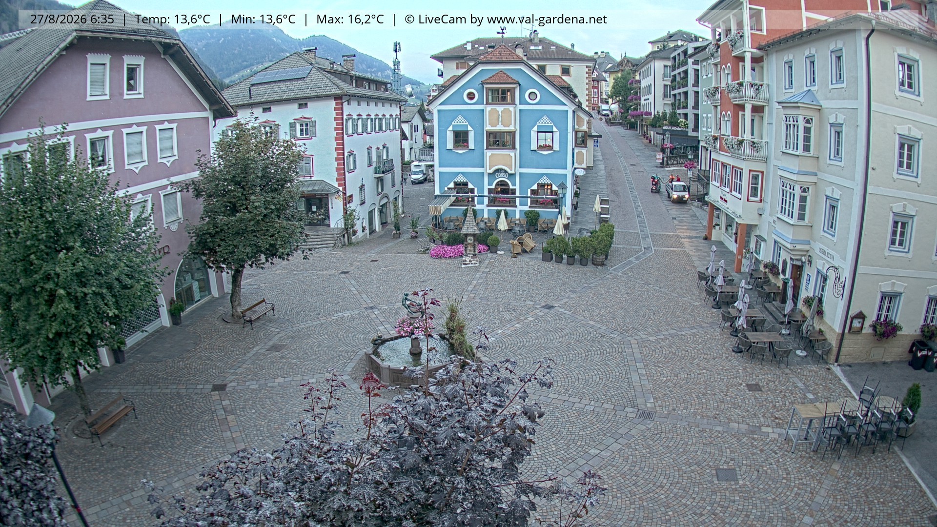 Archiv Foto Webcam St. Ulrich: Dorfzentrum