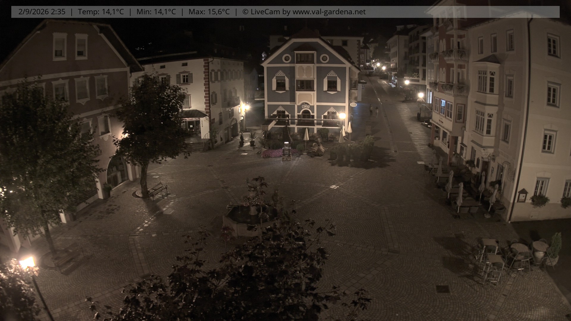 Archiv Foto Webcam St. Ulrich: Dorfzentrum