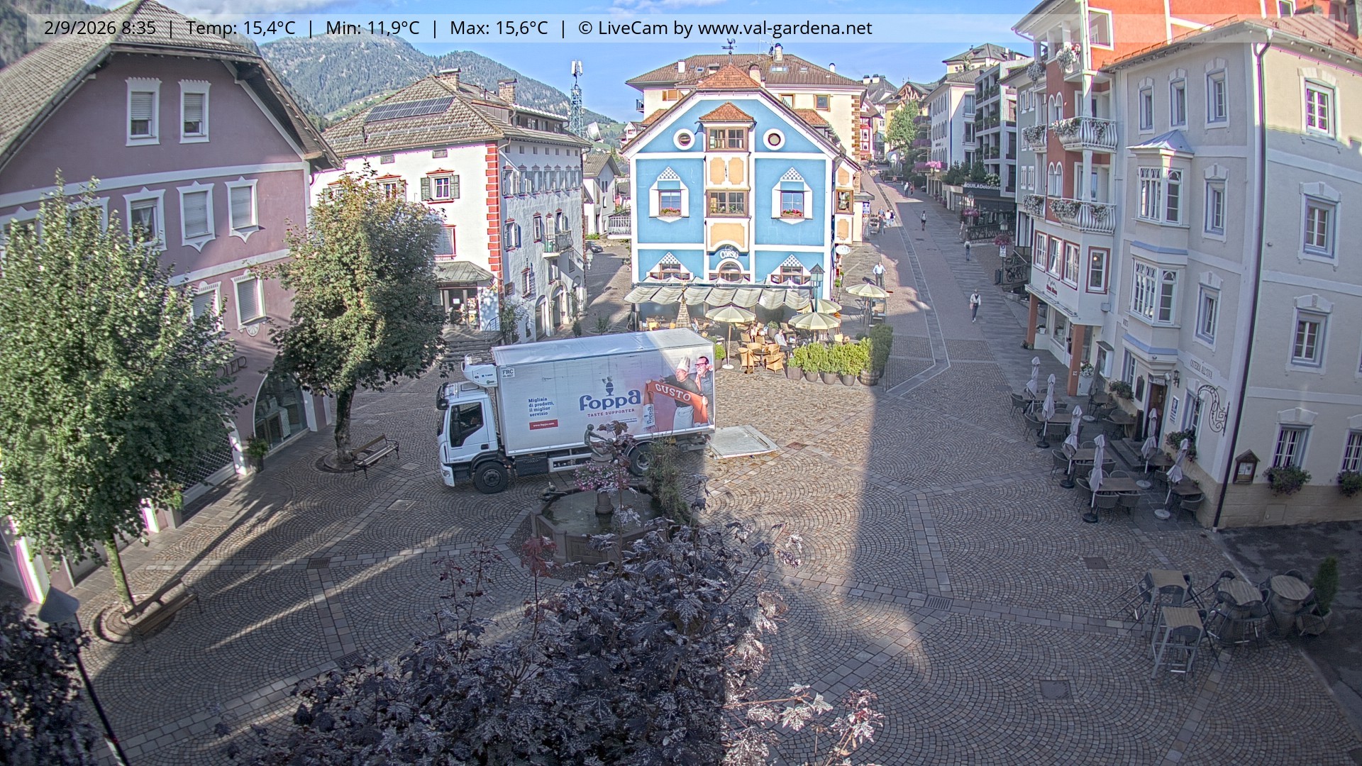 Archiv Foto Webcam St. Ulrich: Dorfzentrum