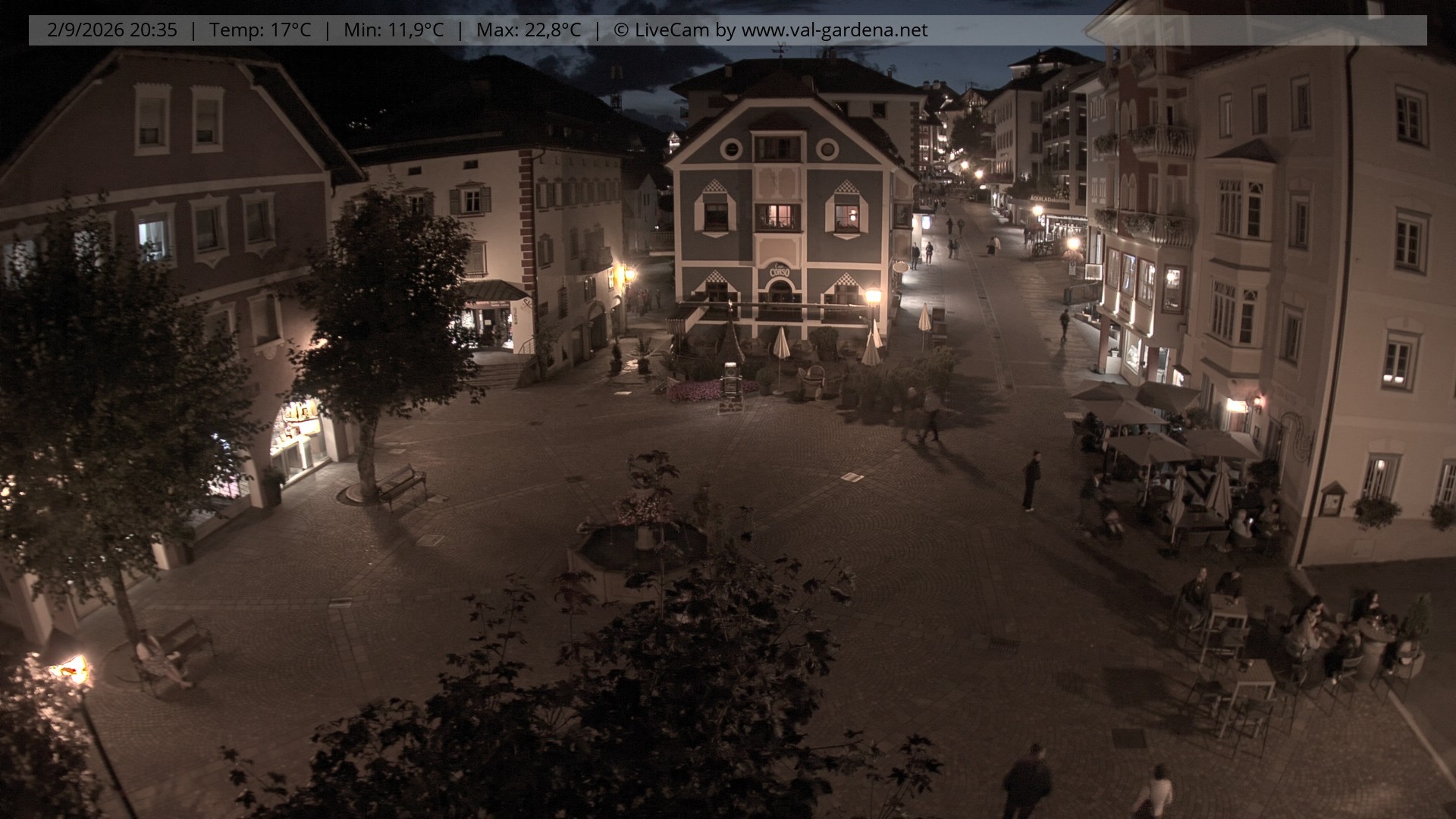 Archiv Foto Webcam St. Ulrich: Dorfzentrum
