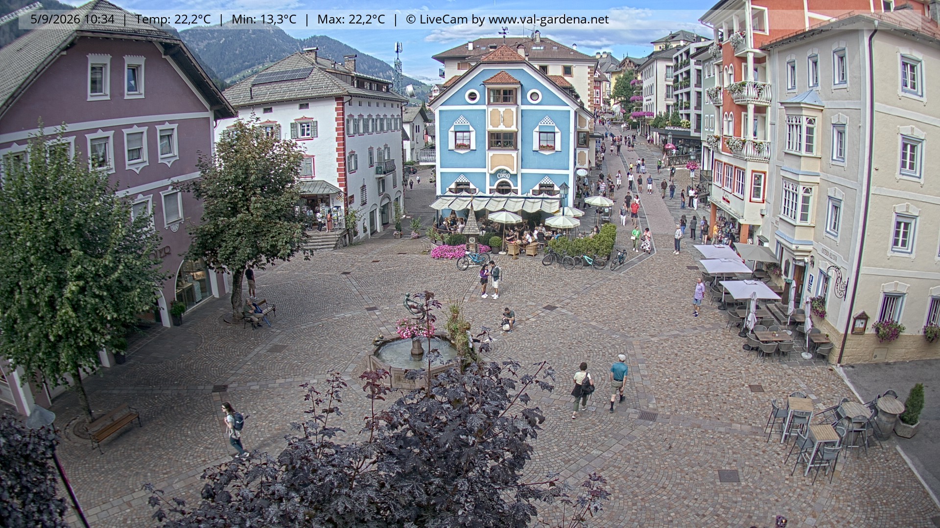 Archiv Foto Webcam St. Ulrich: Dorfzentrum