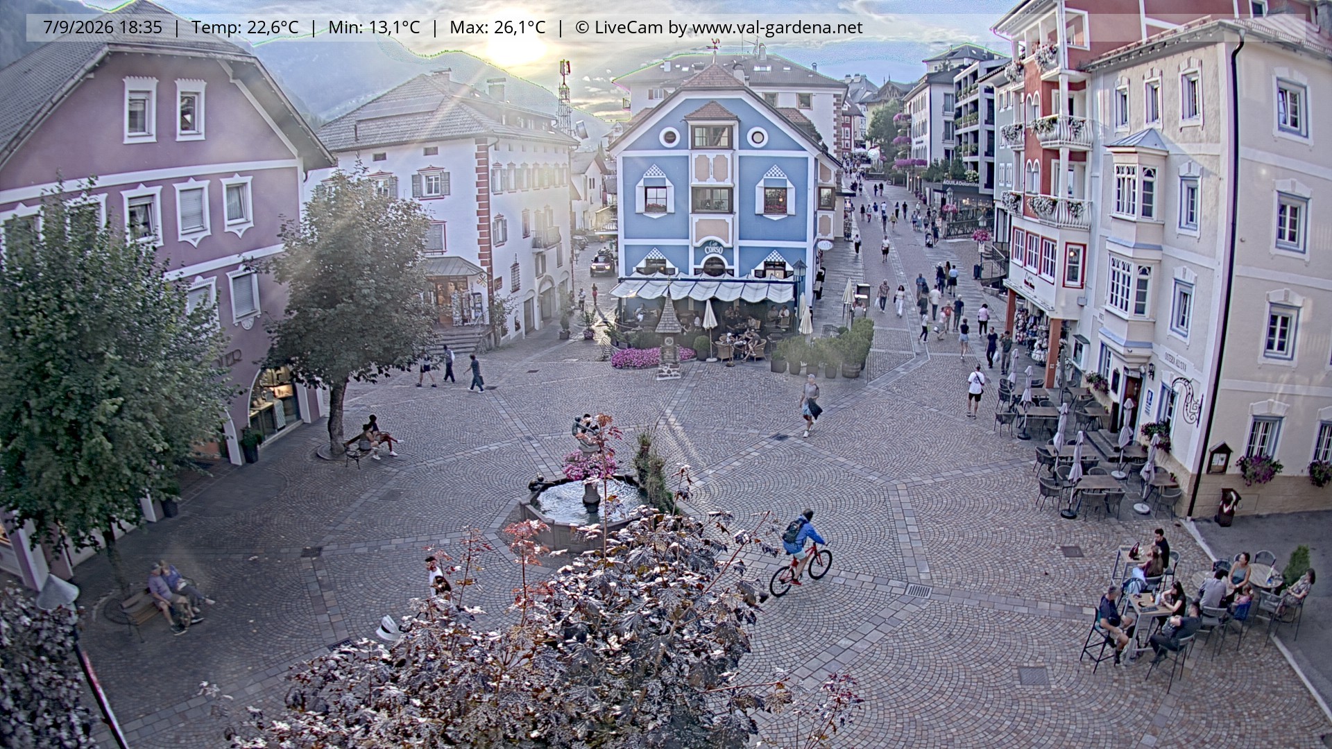 Archiv Foto Webcam St. Ulrich: Dorfzentrum