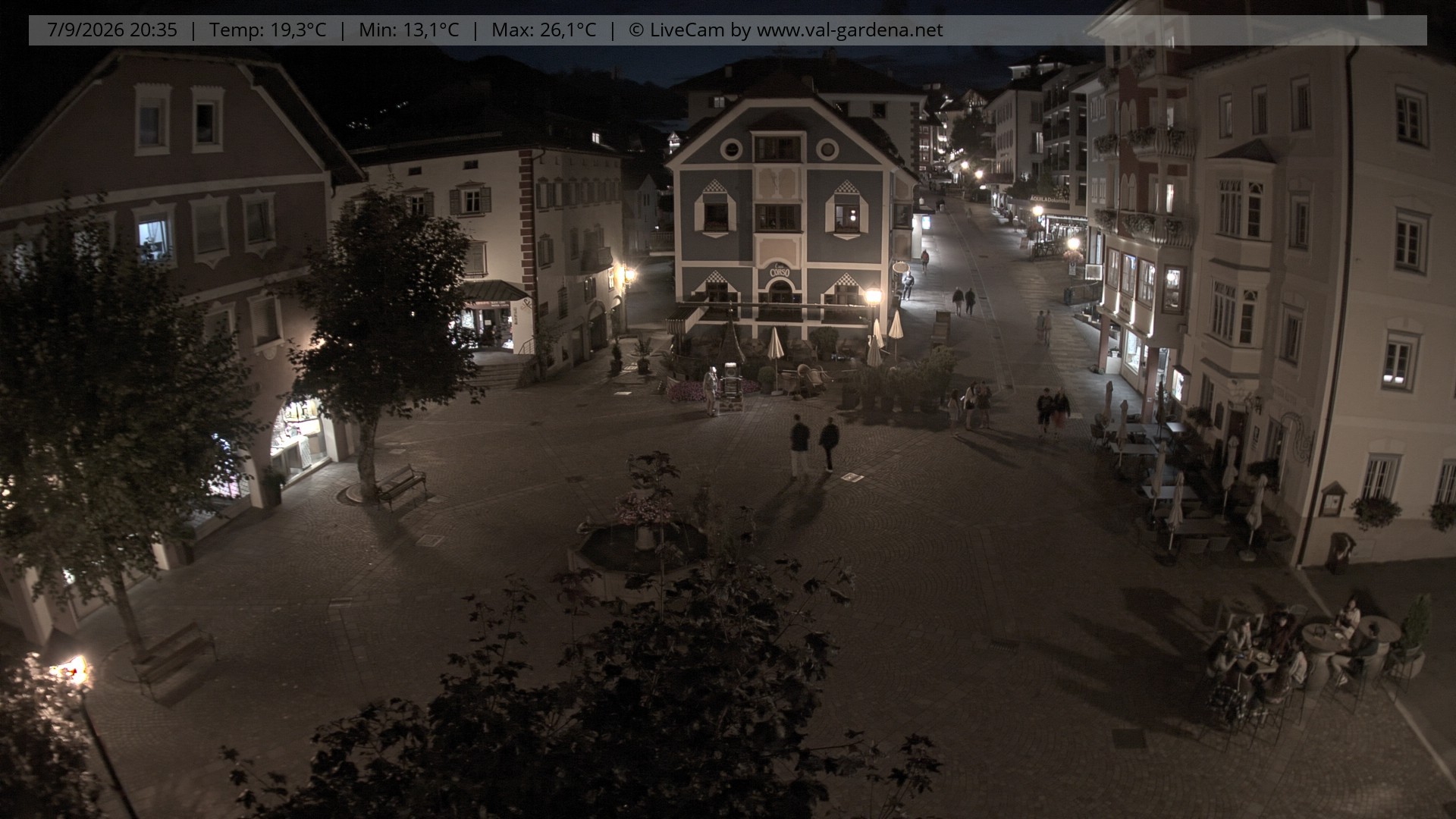 Archiv Foto Webcam St. Ulrich: Dorfzentrum