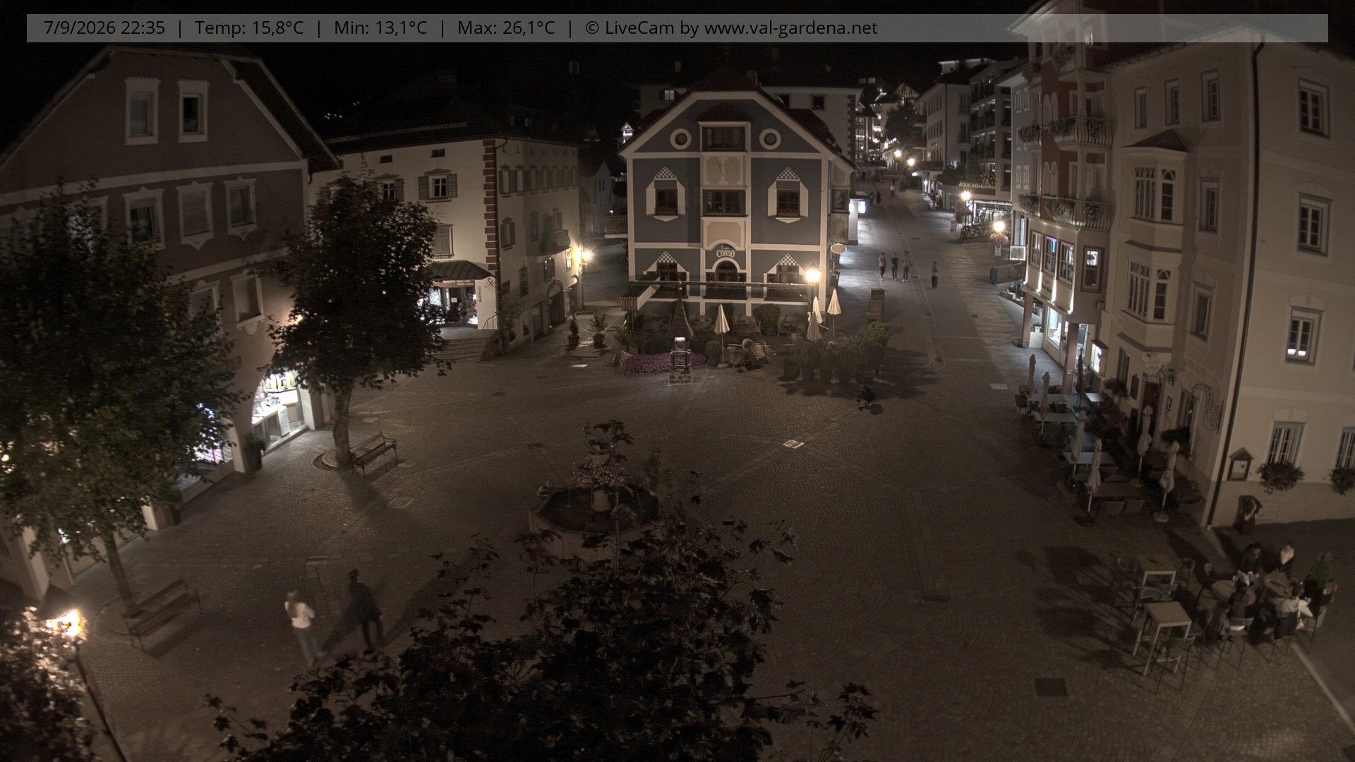 Archiv Foto Webcam St. Ulrich: Dorfzentrum
