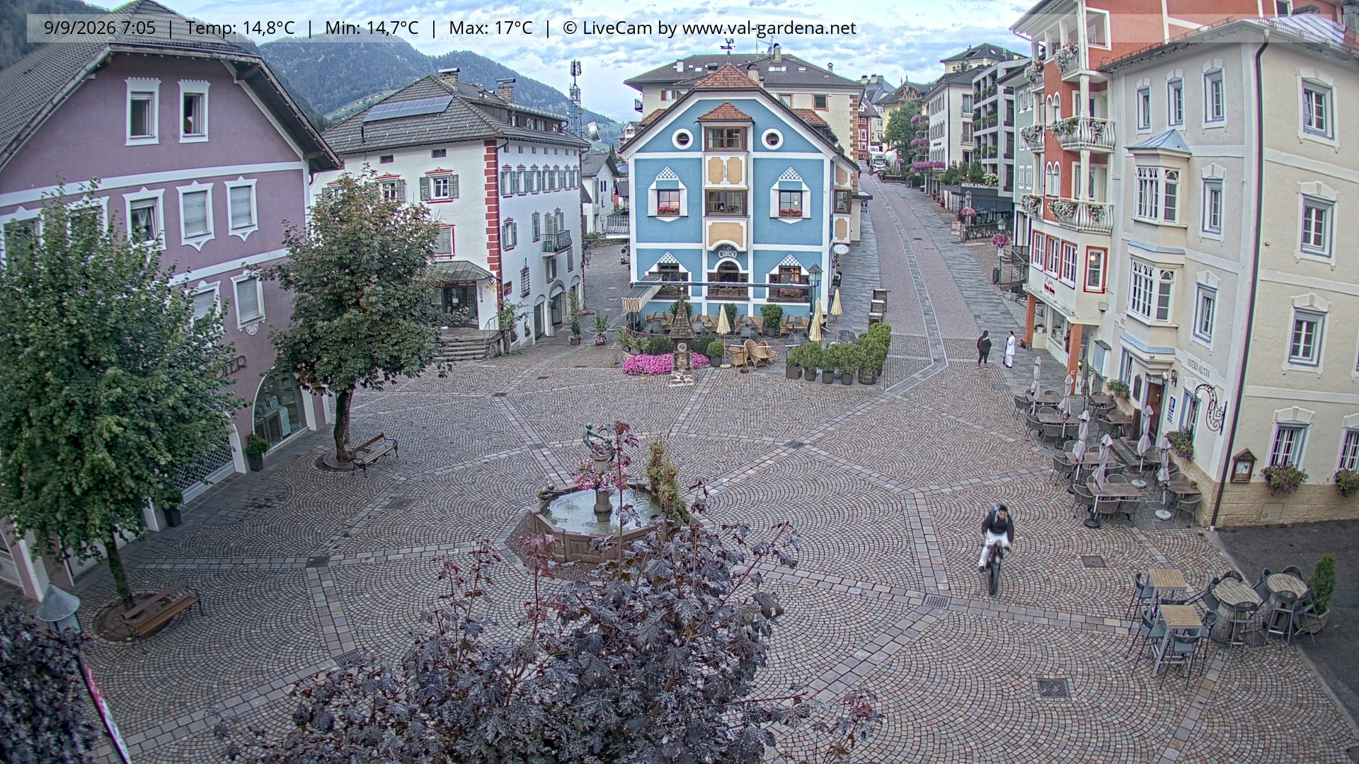 Archiv Foto Webcam St. Ulrich: Dorfzentrum