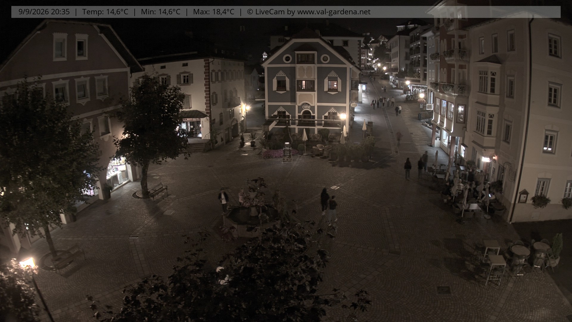 Archiv Foto Webcam St. Ulrich: Dorfzentrum