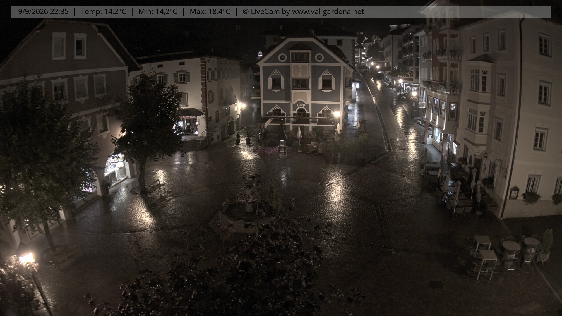 Archiv Foto Webcam St. Ulrich: Dorfzentrum