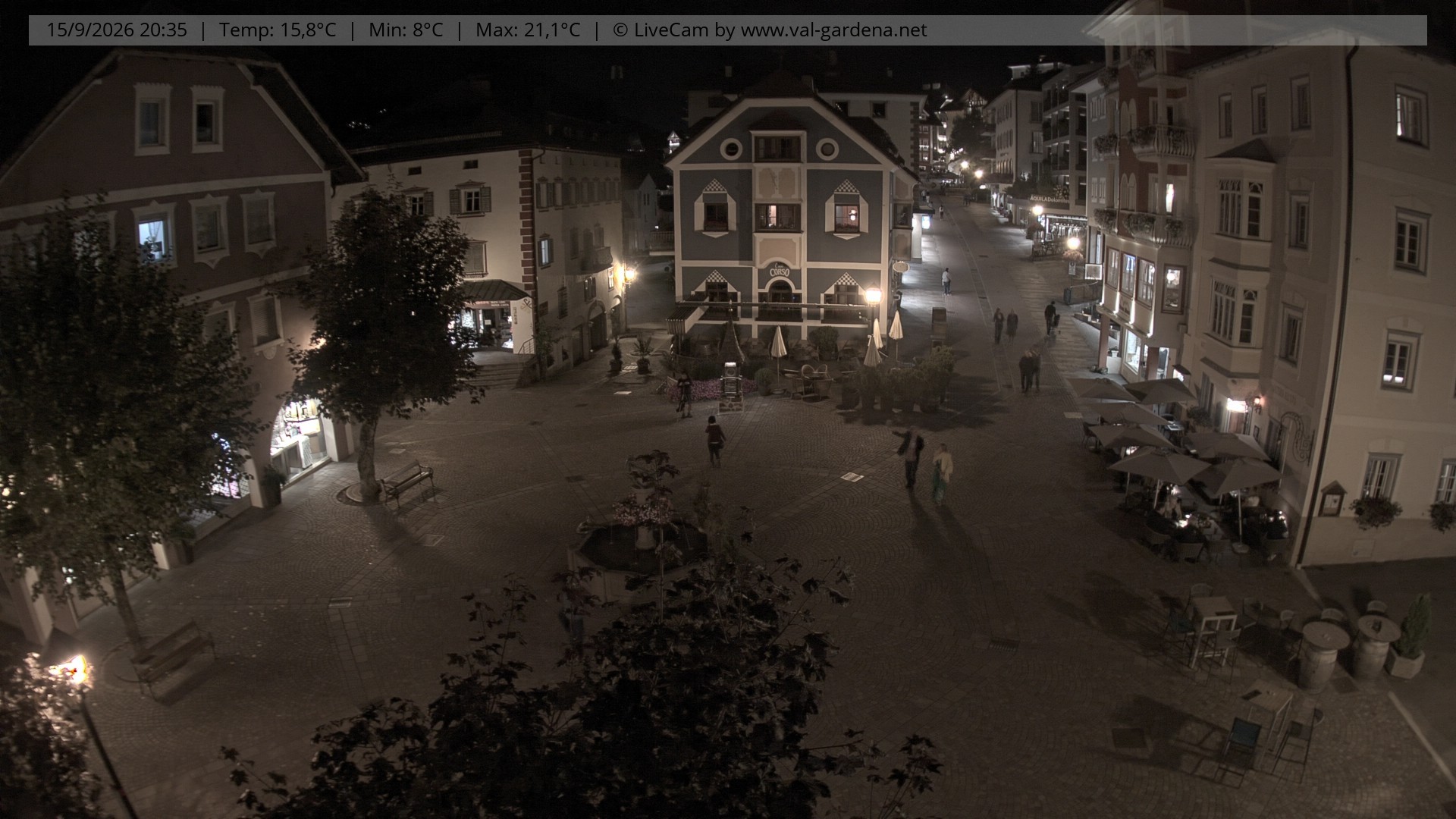 Archiv Foto Webcam St. Ulrich: Dorfzentrum