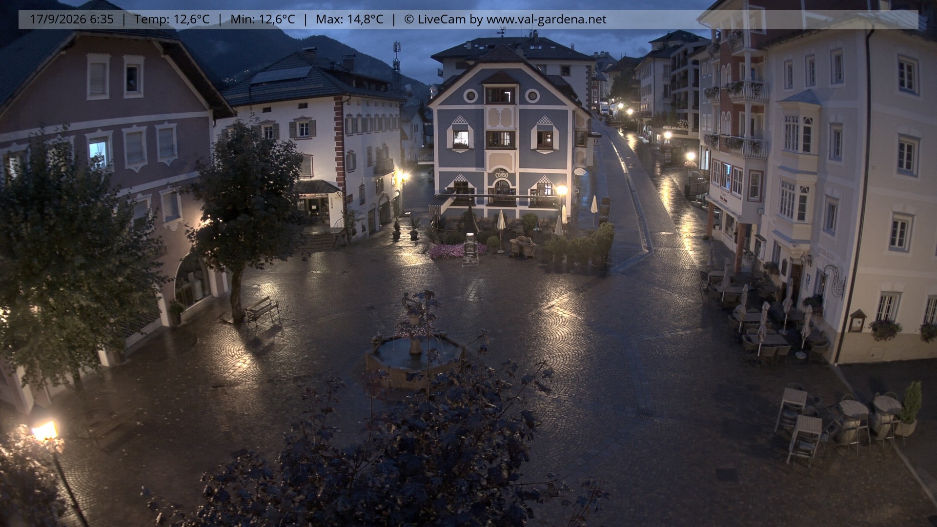 Archiv Foto Webcam St. Ulrich: Dorfzentrum