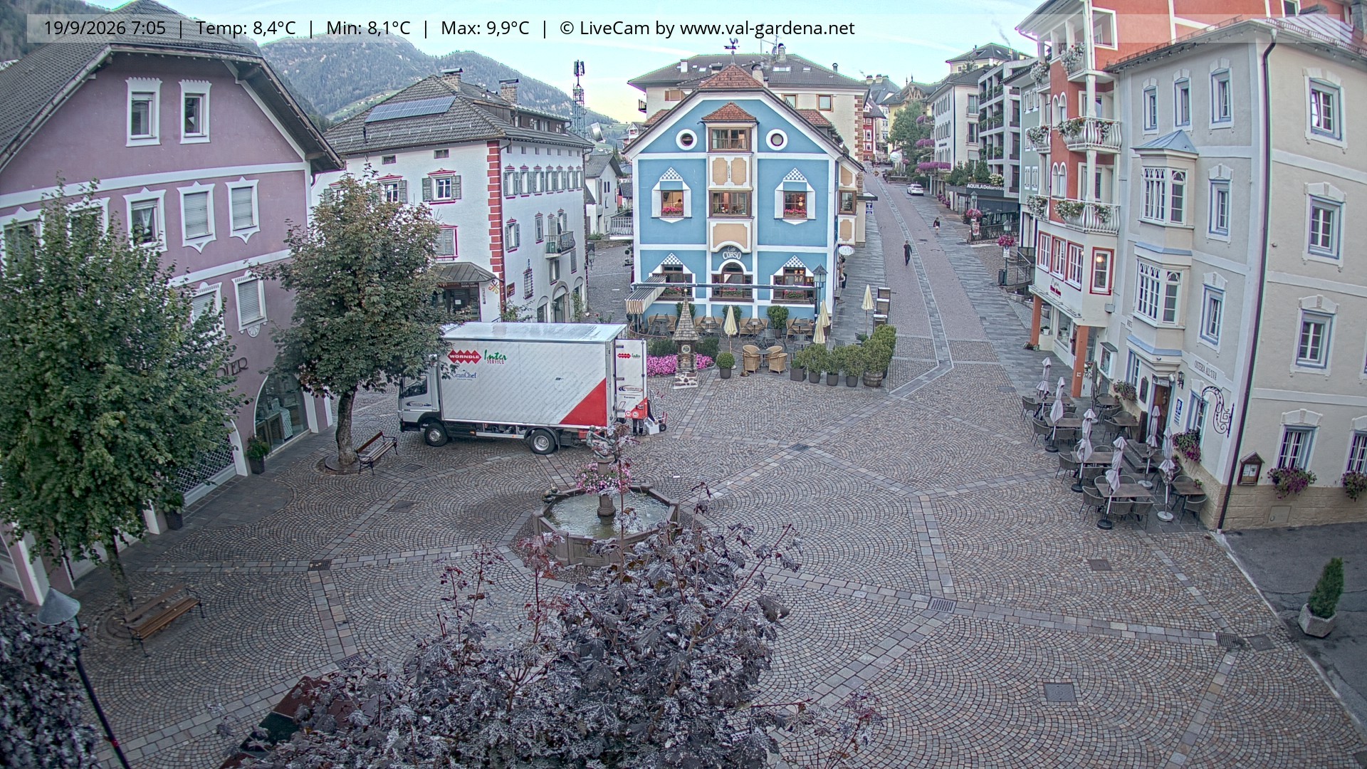 Archiv Foto Webcam St. Ulrich: Dorfzentrum