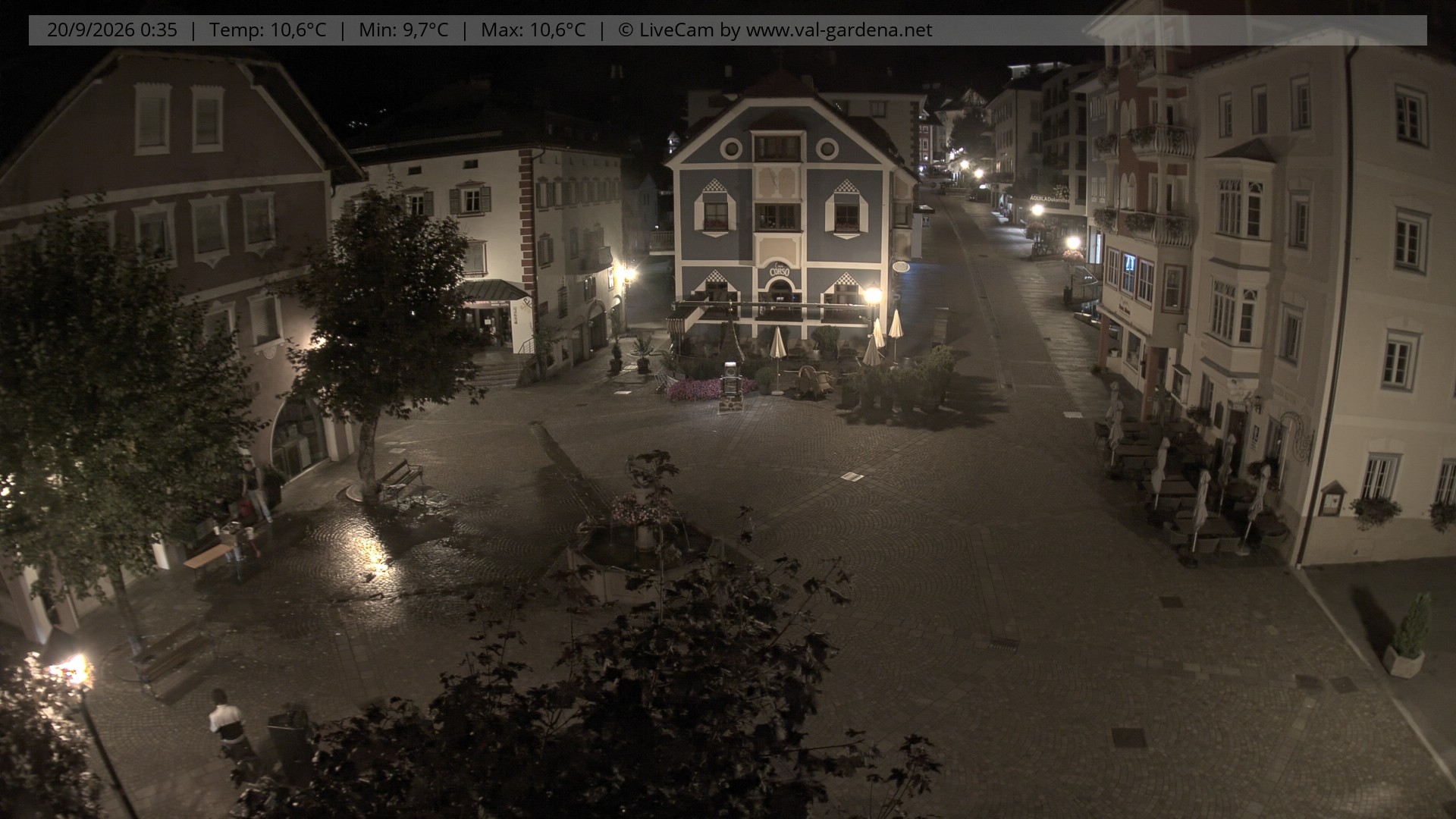 Archiv Foto Webcam St. Ulrich: Dorfzentrum