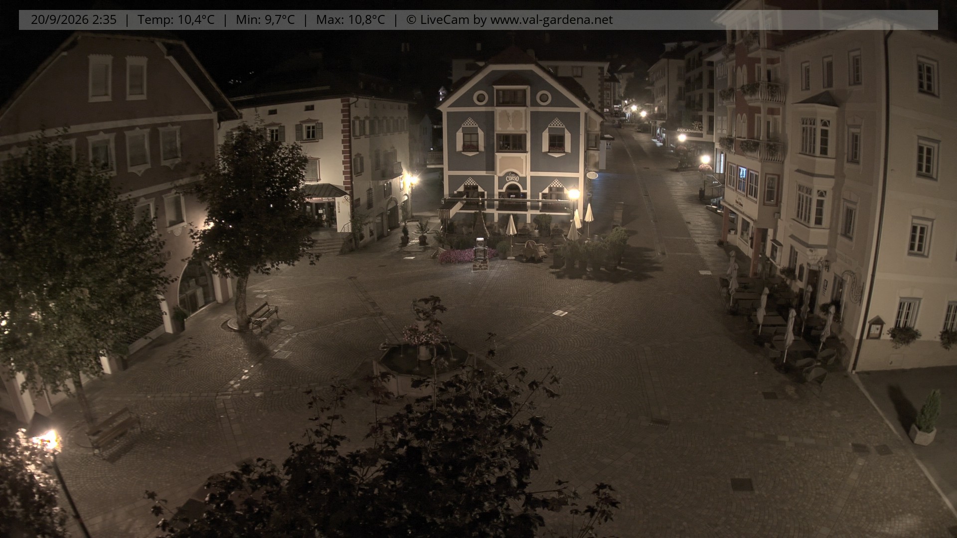 Archiv Foto Webcam St. Ulrich: Dorfzentrum