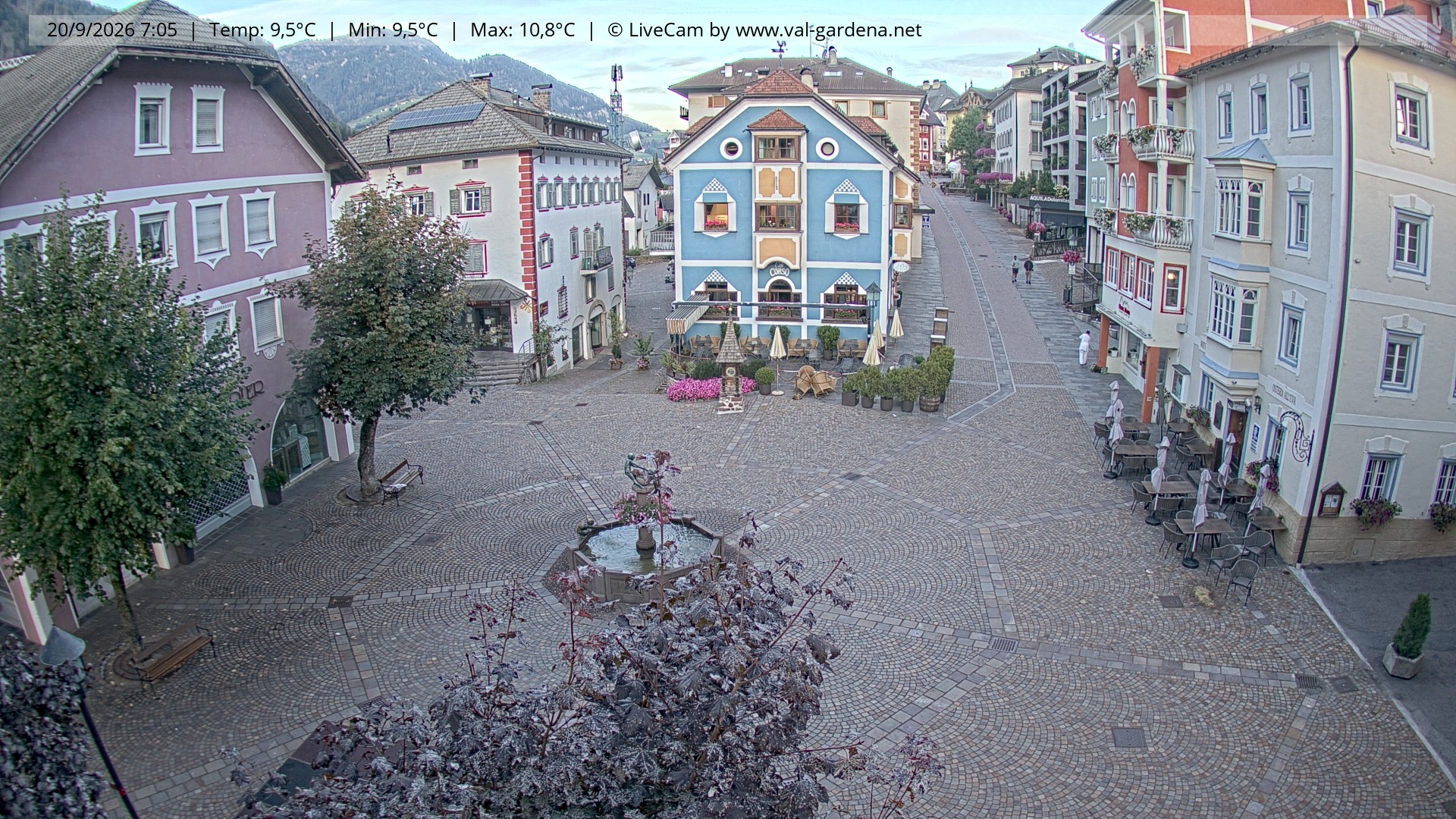 Archiv Foto Webcam St. Ulrich: Dorfzentrum