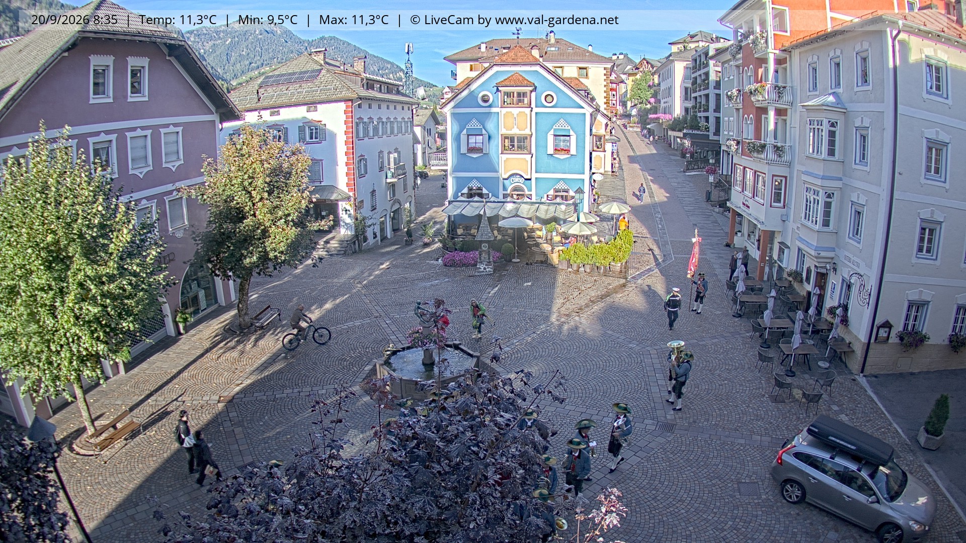 Archiv Foto Webcam St. Ulrich: Dorfzentrum