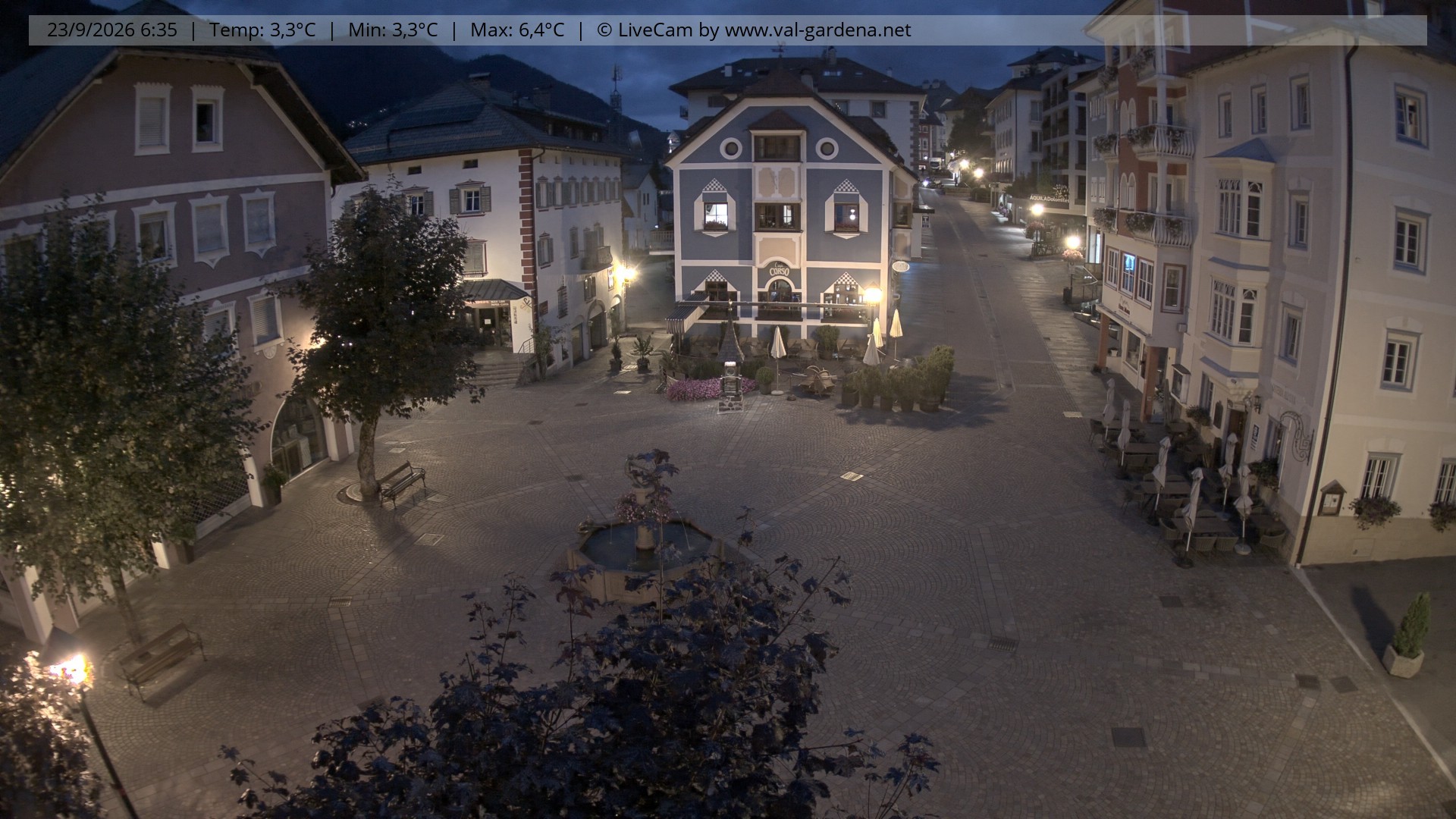 Archiv Foto Webcam St. Ulrich: Dorfzentrum