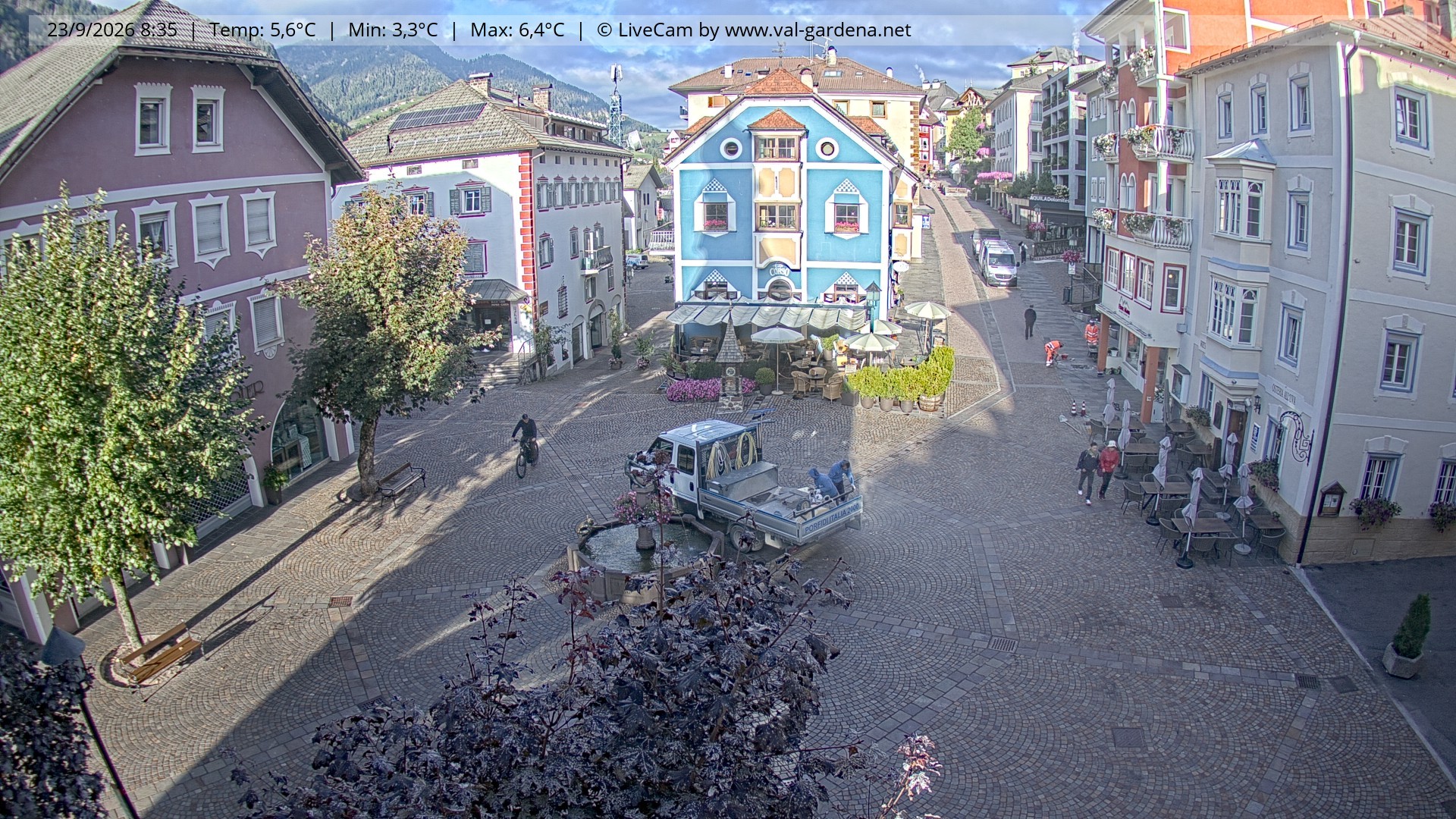 Archiv Foto Webcam St. Ulrich: Dorfzentrum