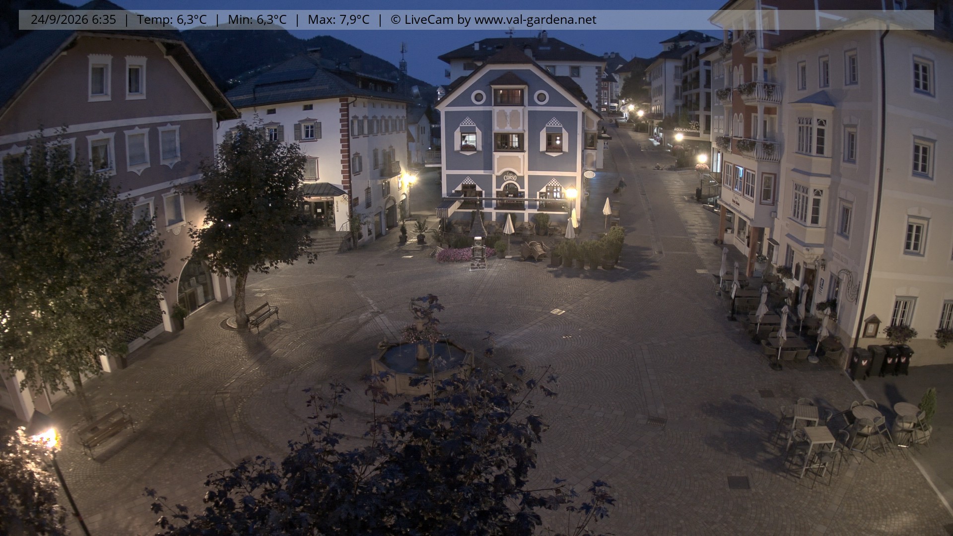 Archiv Foto Webcam St. Ulrich: Dorfzentrum