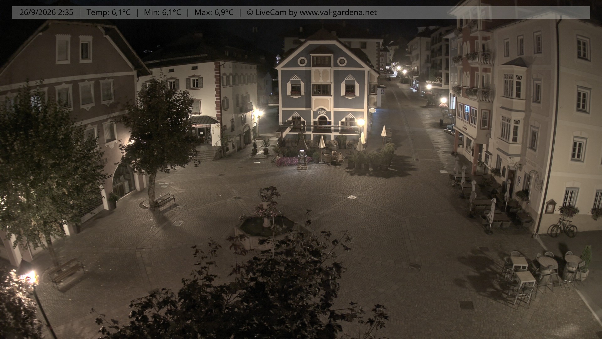 Archiv Foto Webcam St. Ulrich: Dorfzentrum