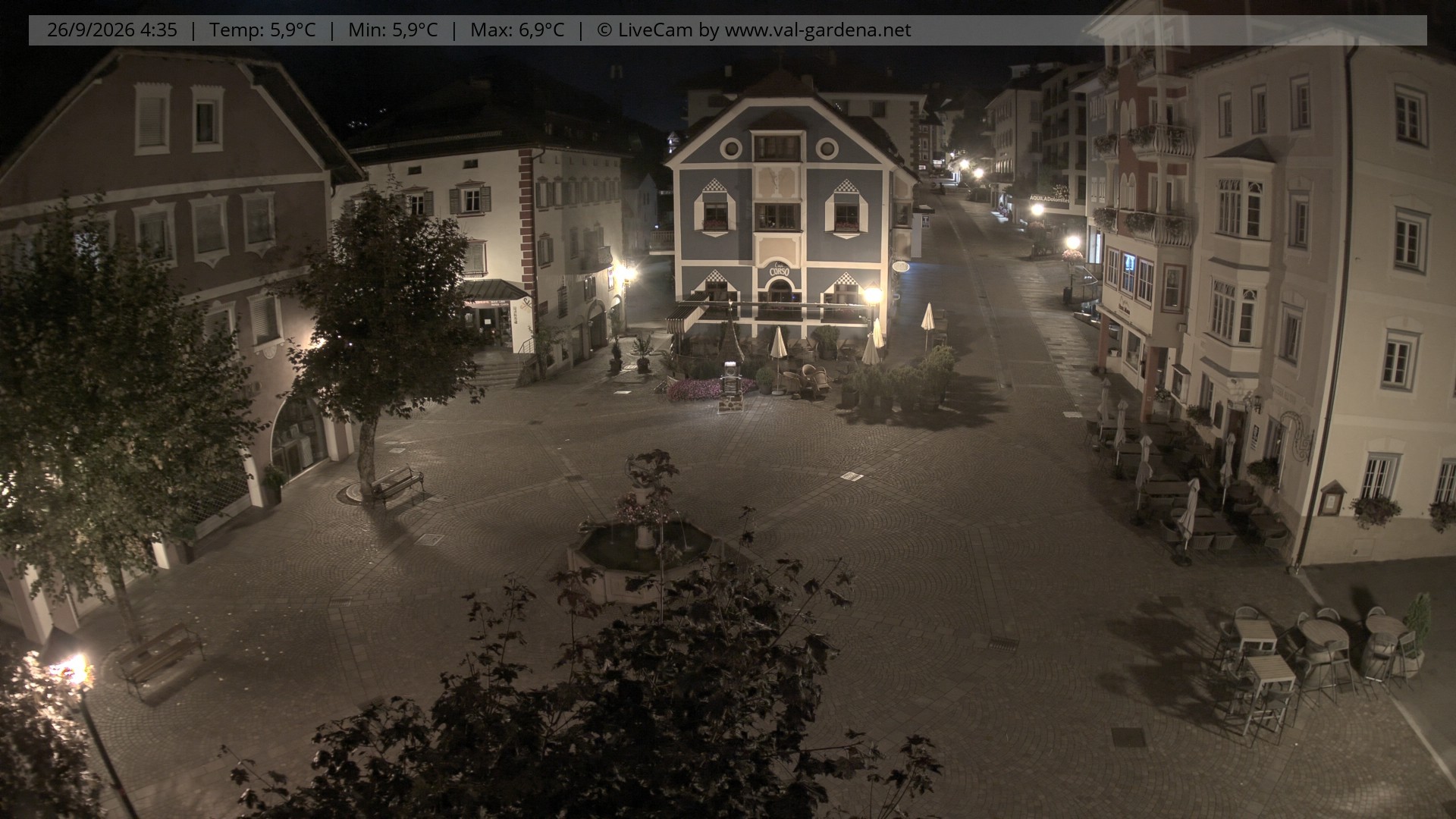 Archiv Foto Webcam St. Ulrich: Dorfzentrum