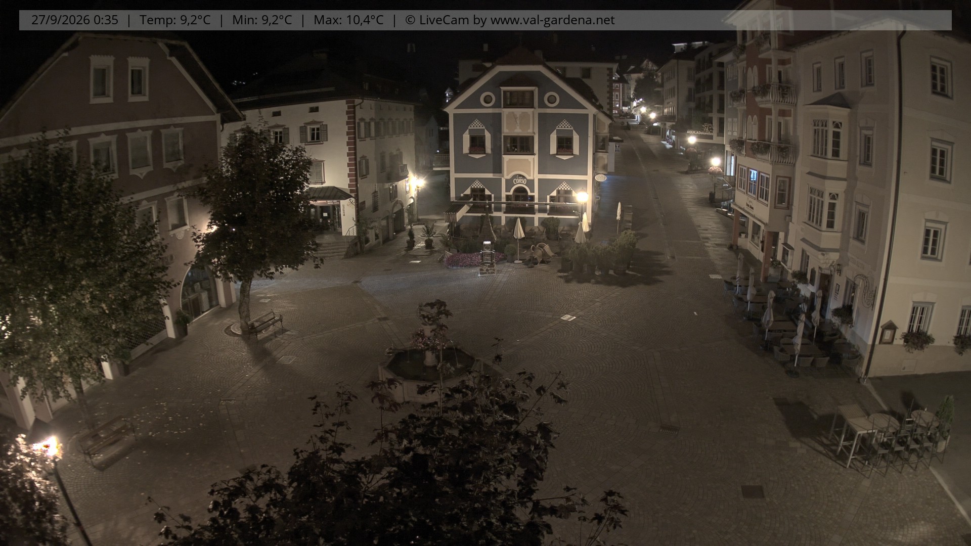 Archiv Foto Webcam St. Ulrich: Dorfzentrum