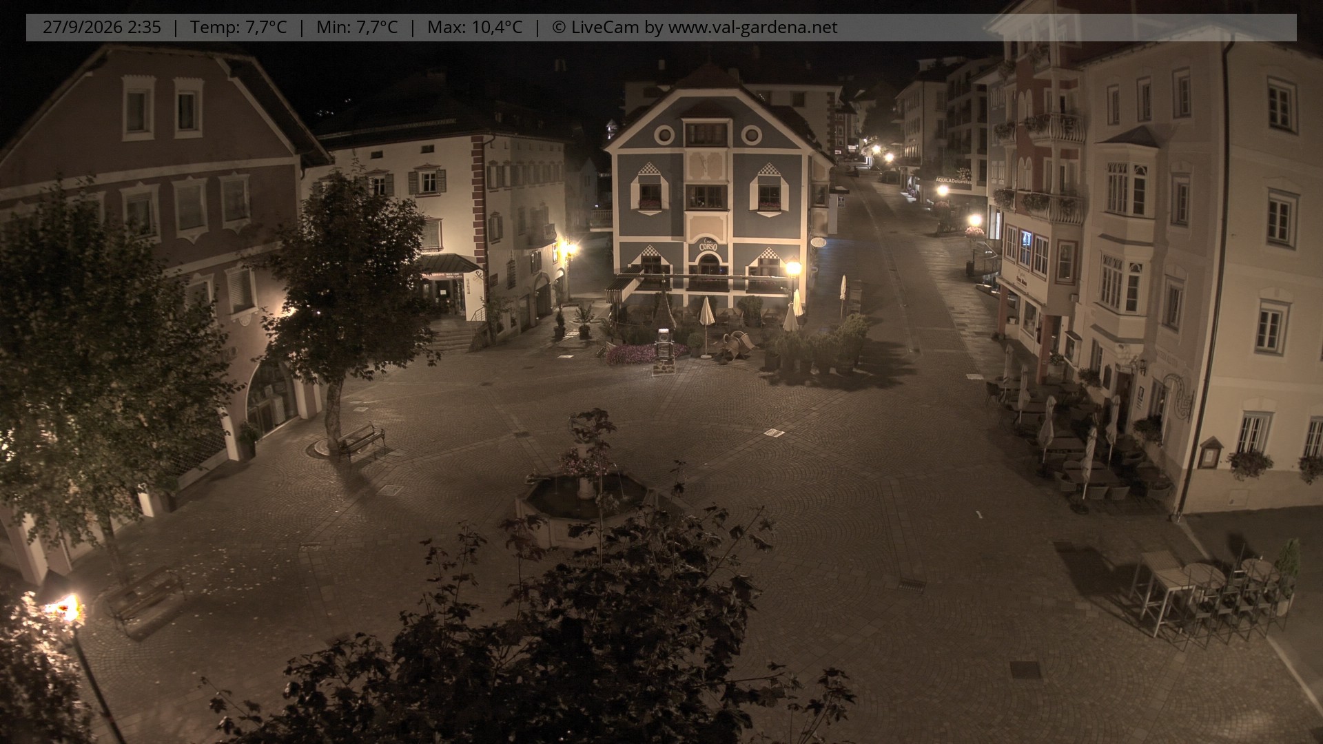 Archiv Foto Webcam St. Ulrich: Dorfzentrum
