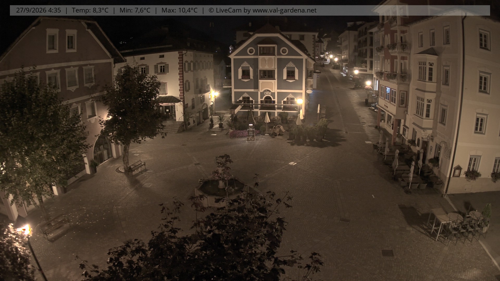 Archiv Foto Webcam St. Ulrich: Dorfzentrum