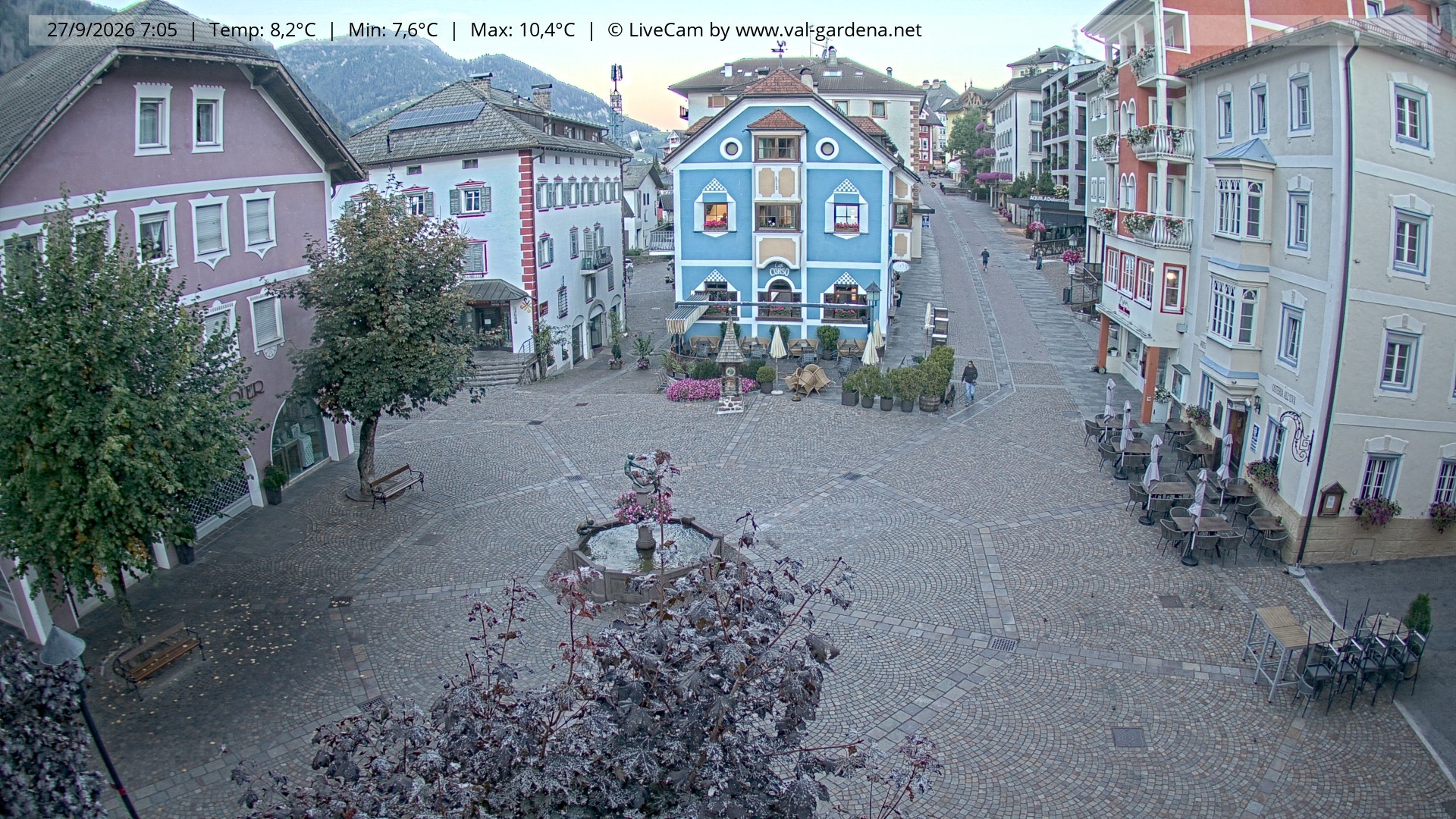 Archiv Foto Webcam St. Ulrich: Dorfzentrum