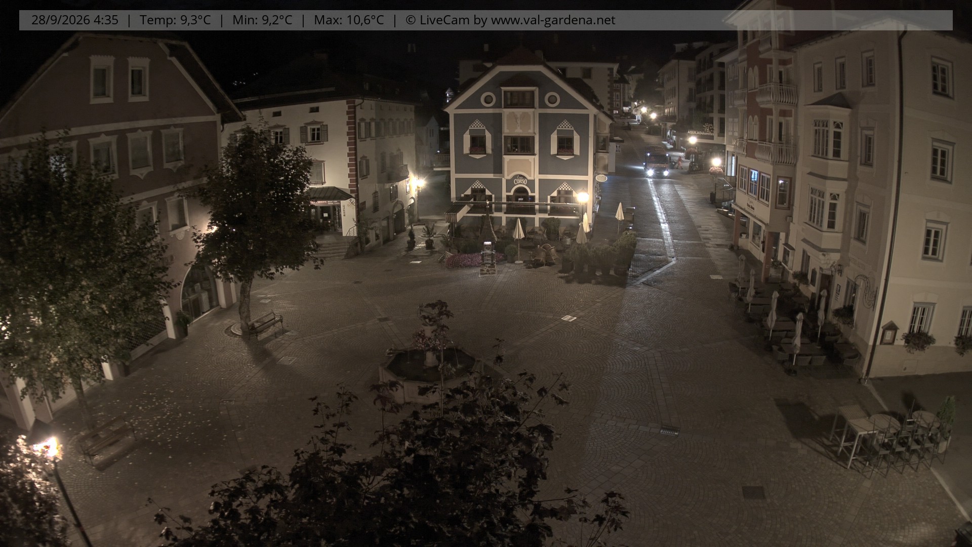 Archiv Foto Webcam St. Ulrich: Dorfzentrum