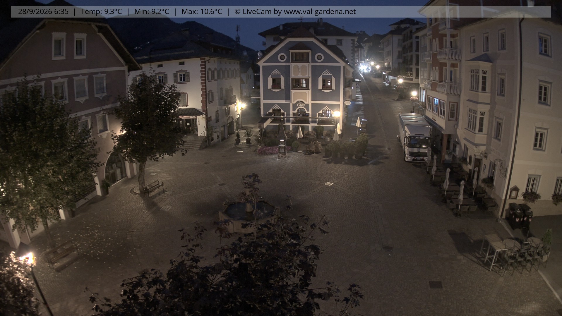 Archiv Foto Webcam St. Ulrich: Dorfzentrum