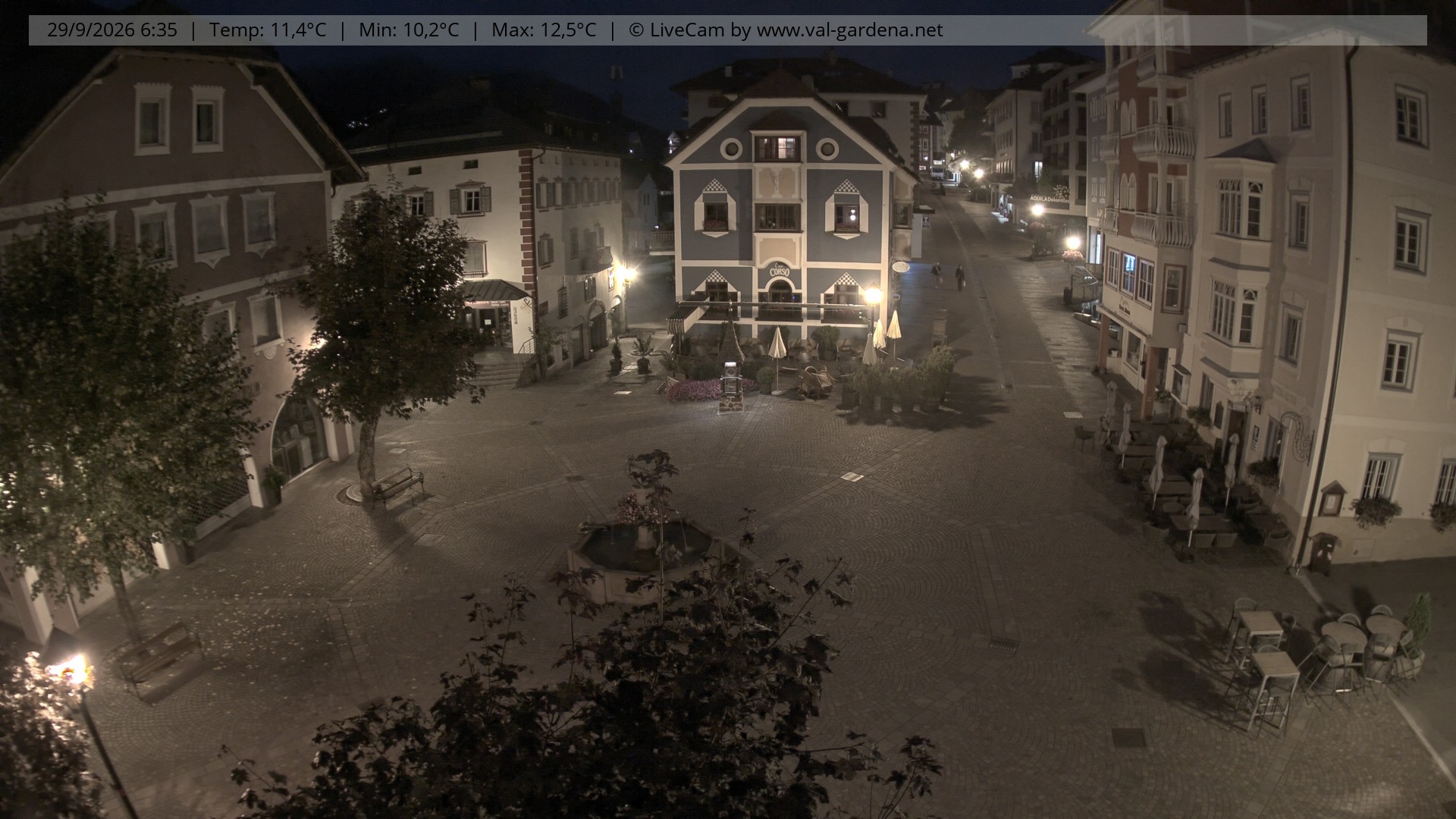 Archiv Foto Webcam St. Ulrich: Dorfzentrum
