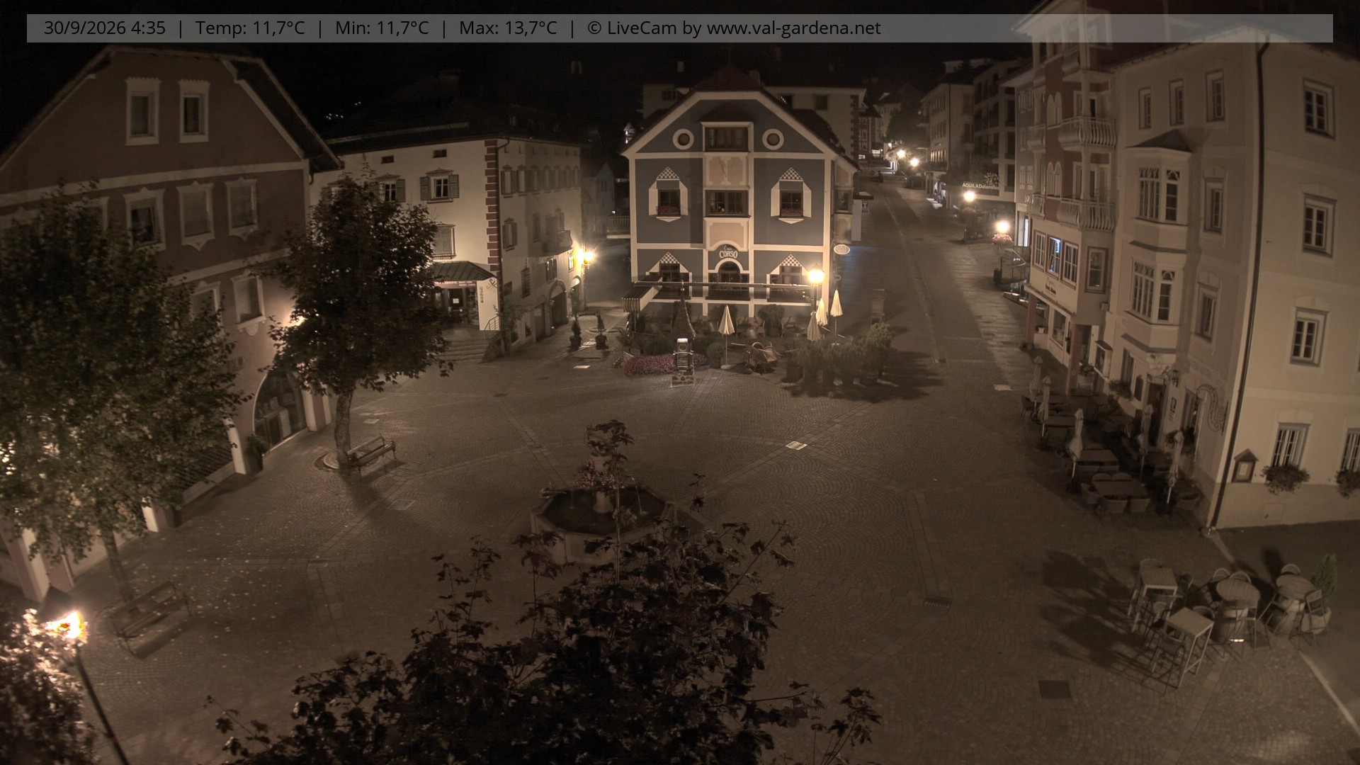 Archiv Foto Webcam St. Ulrich: Dorfzentrum