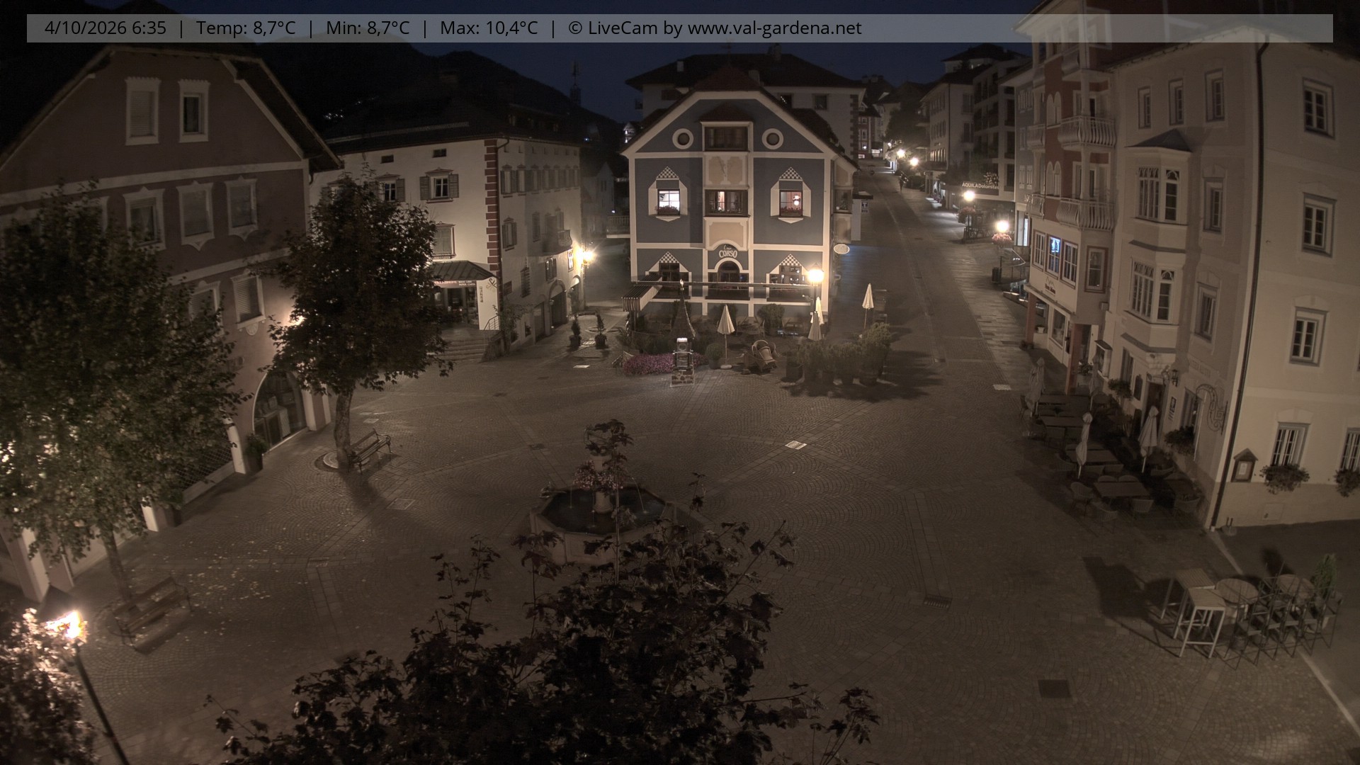 Archiv Foto Webcam St. Ulrich: Dorfzentrum