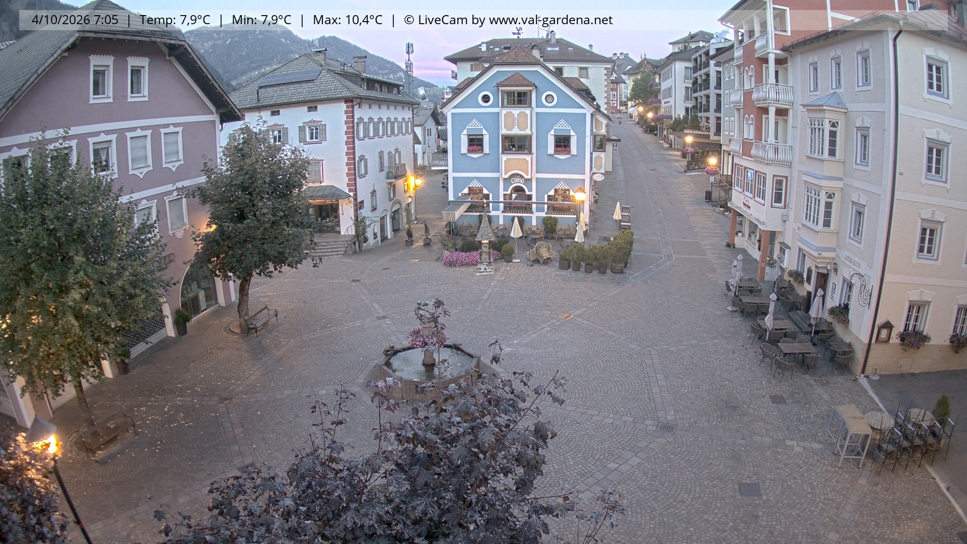Archiv Foto Webcam St. Ulrich: Dorfzentrum