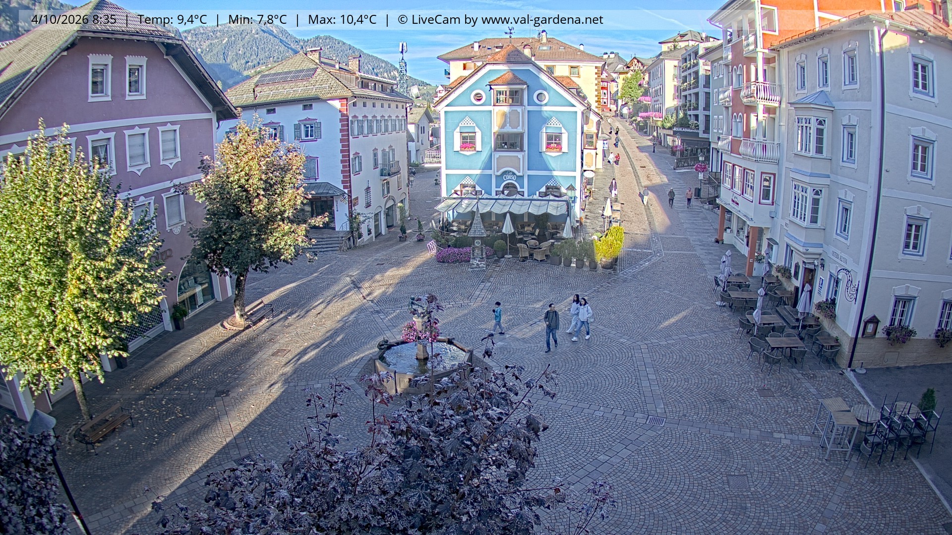 Archiv Foto Webcam St. Ulrich: Dorfzentrum