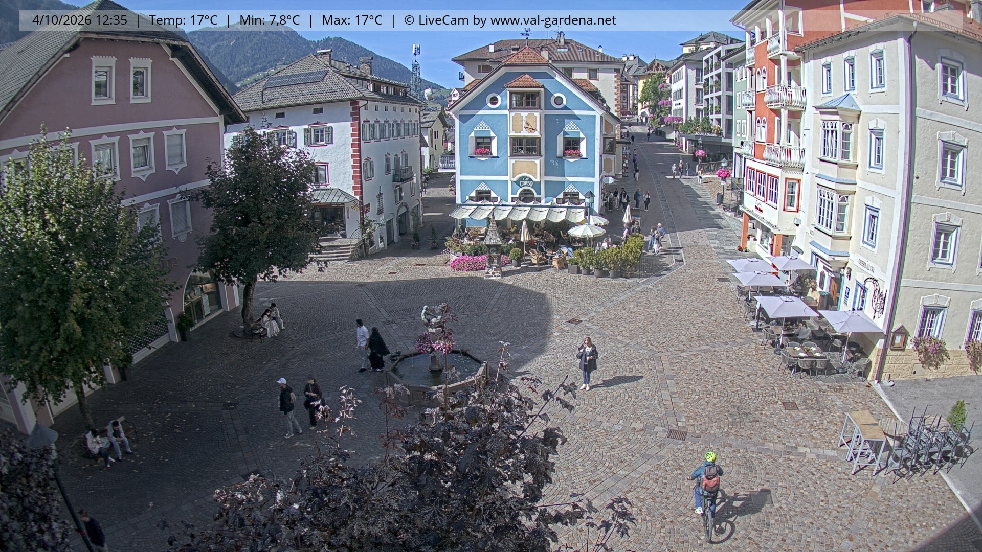 Archiv Foto Webcam St. Ulrich: Dorfzentrum