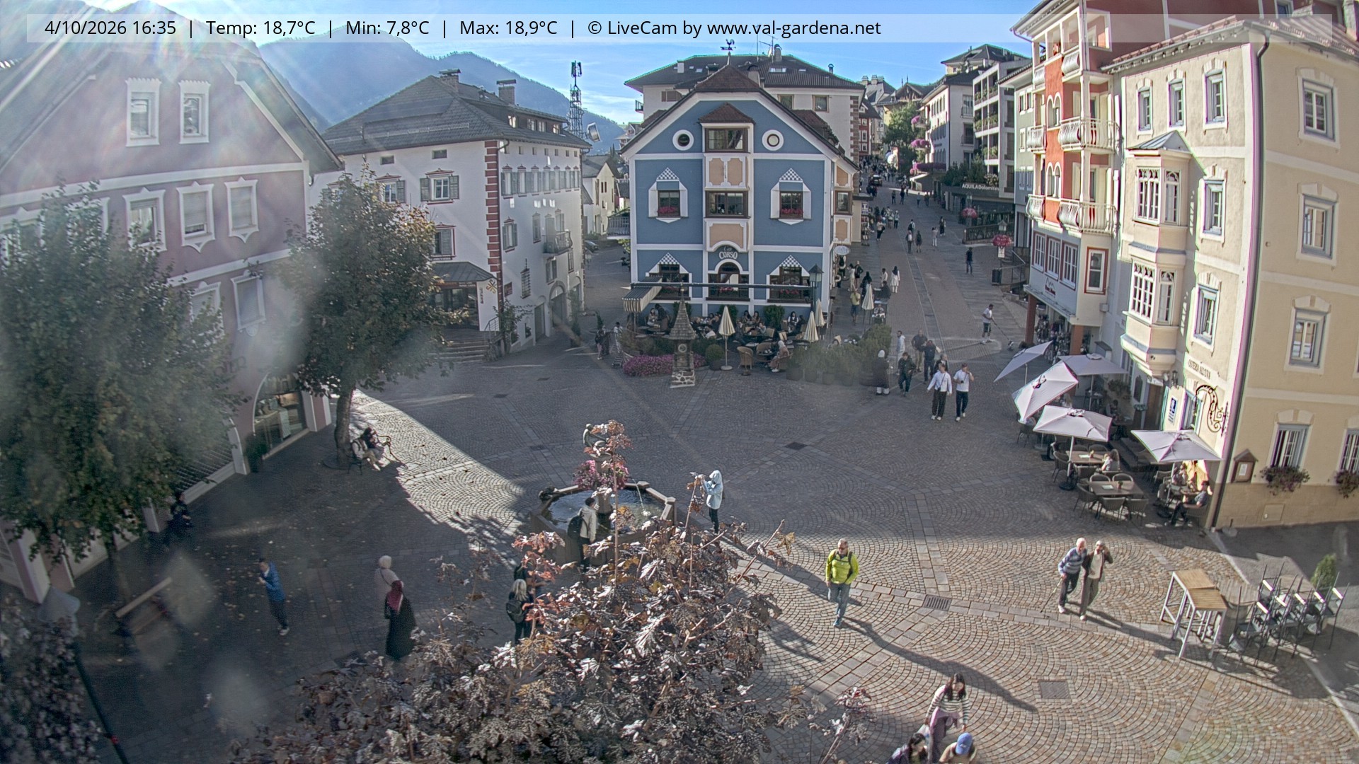Archiv Foto Webcam St. Ulrich: Dorfzentrum