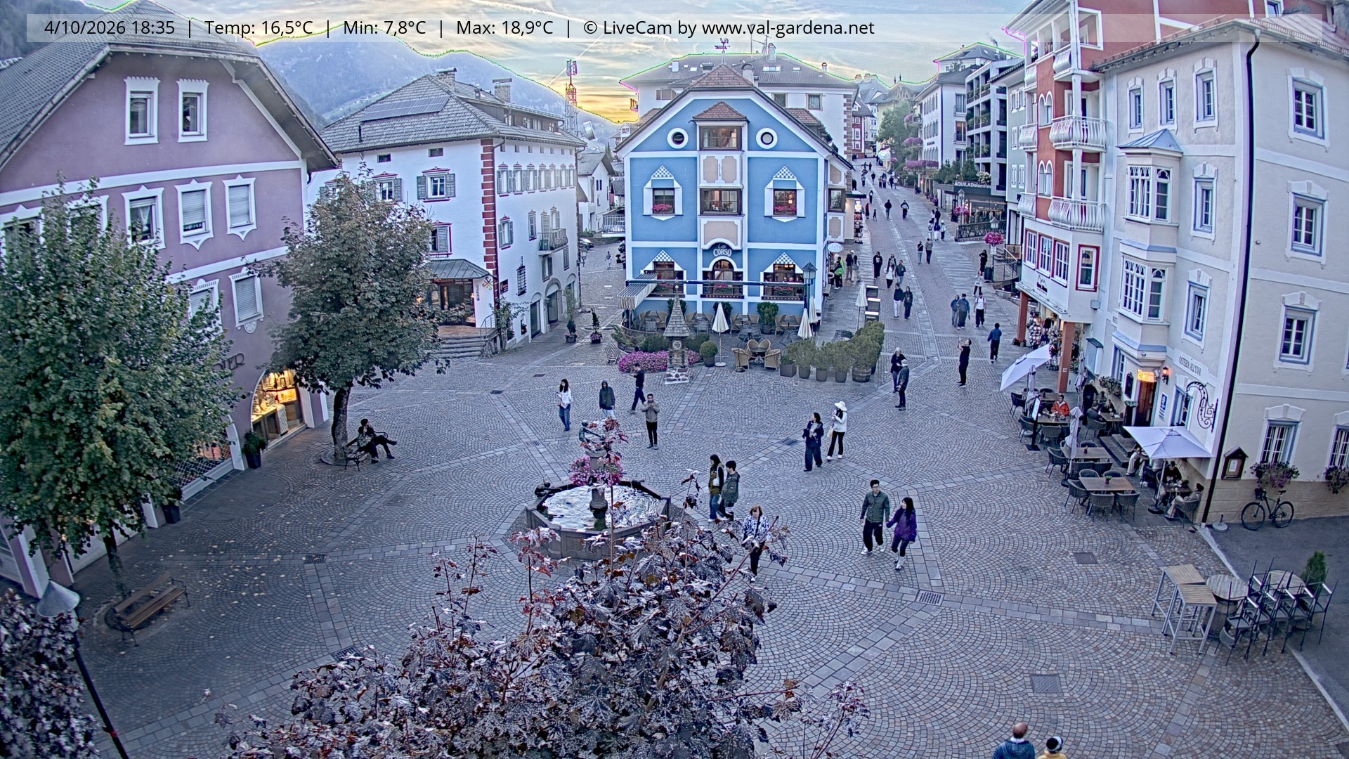 Archiv Foto Webcam St. Ulrich: Dorfzentrum